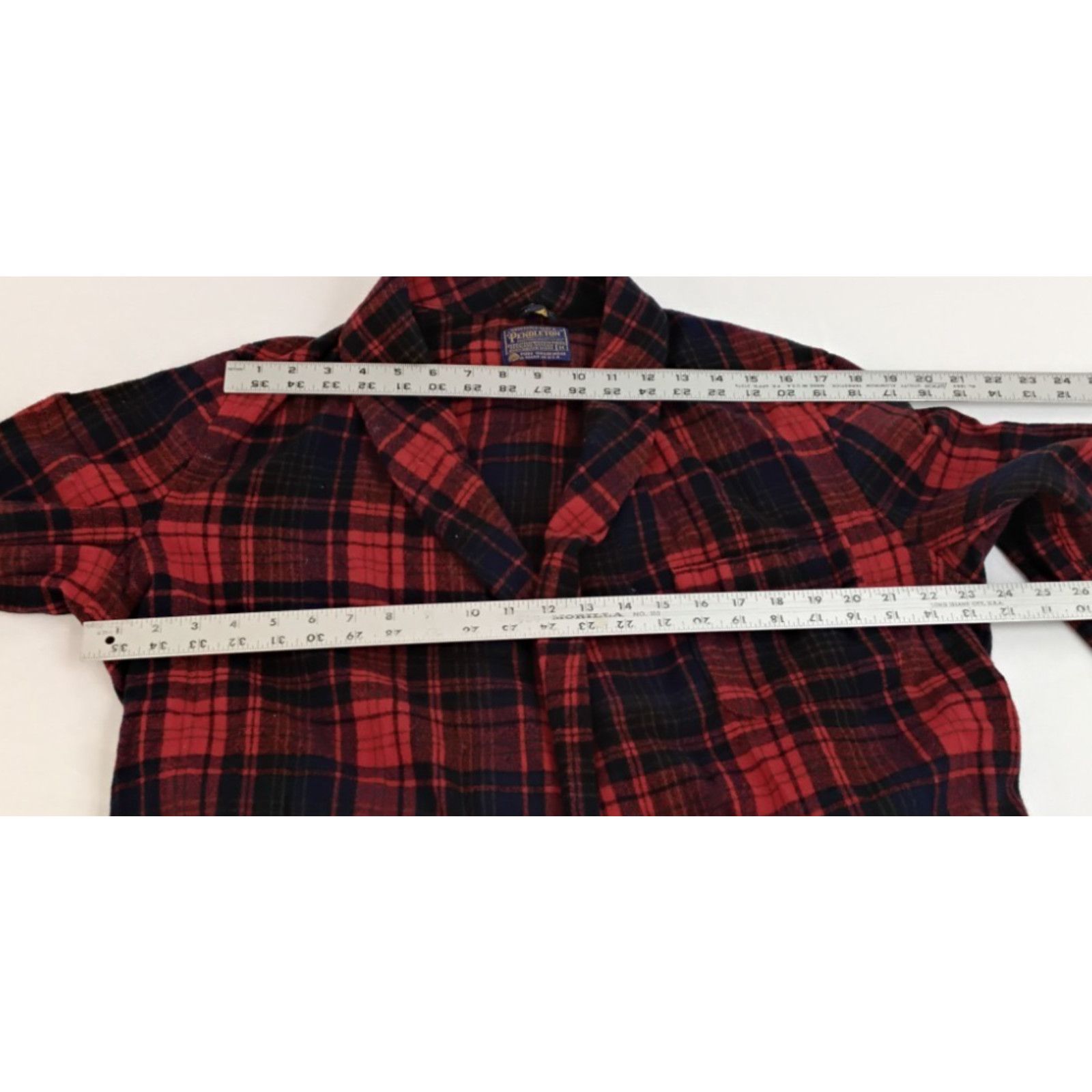 Pendleton Pendleton Robe Men's M Plaid Red/Blue Tartan VTG 1960s USA Size US M / EU 48-50 / 2 - 8 Thumbnail
