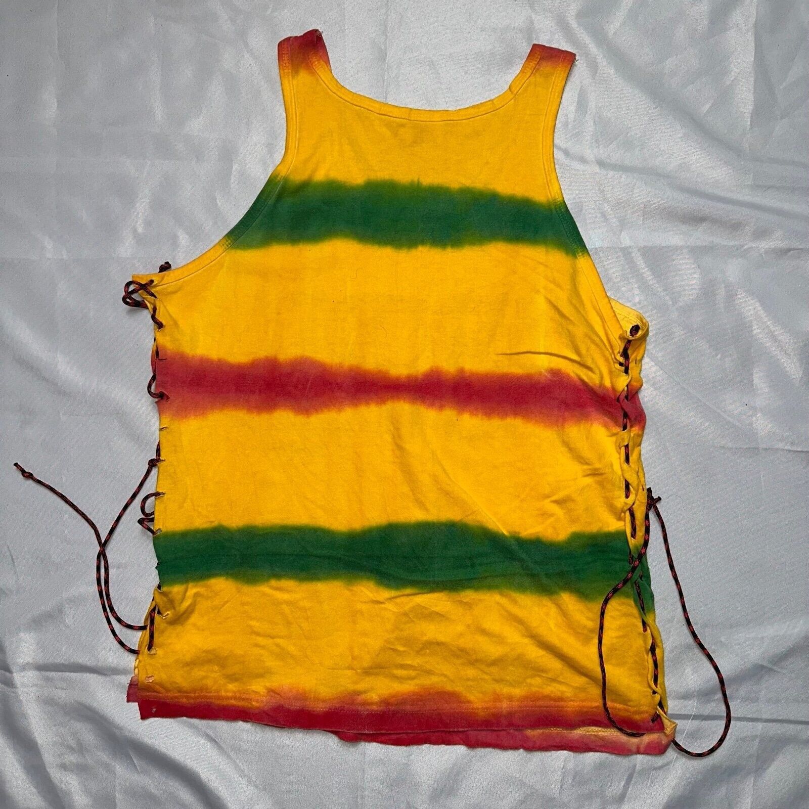 Vintage 90s Vintage Negril Jamaica Tank Top Muscle Tank Beach Worko Size US XL / EU 56 / 4 - 4 Thumbnail
