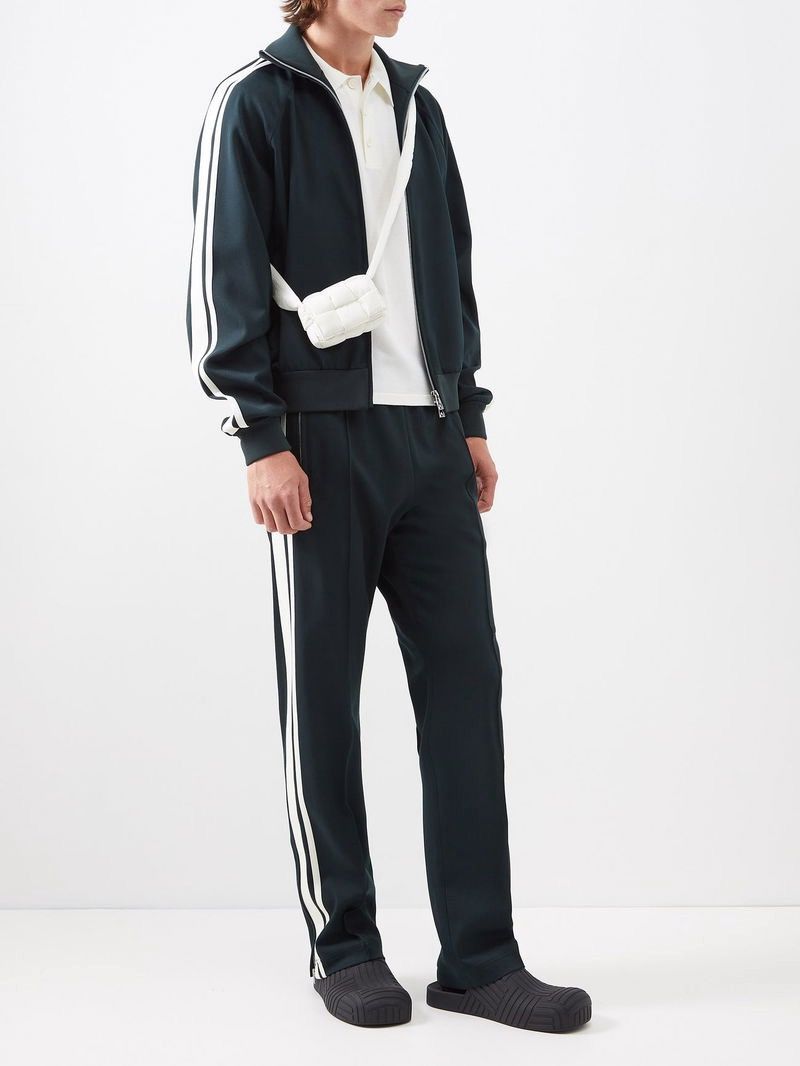 Bottega Veneta Straight-Leg Striped grain de poudre Track Pants Size US 32 / EU 48 - 13 Thumbnail