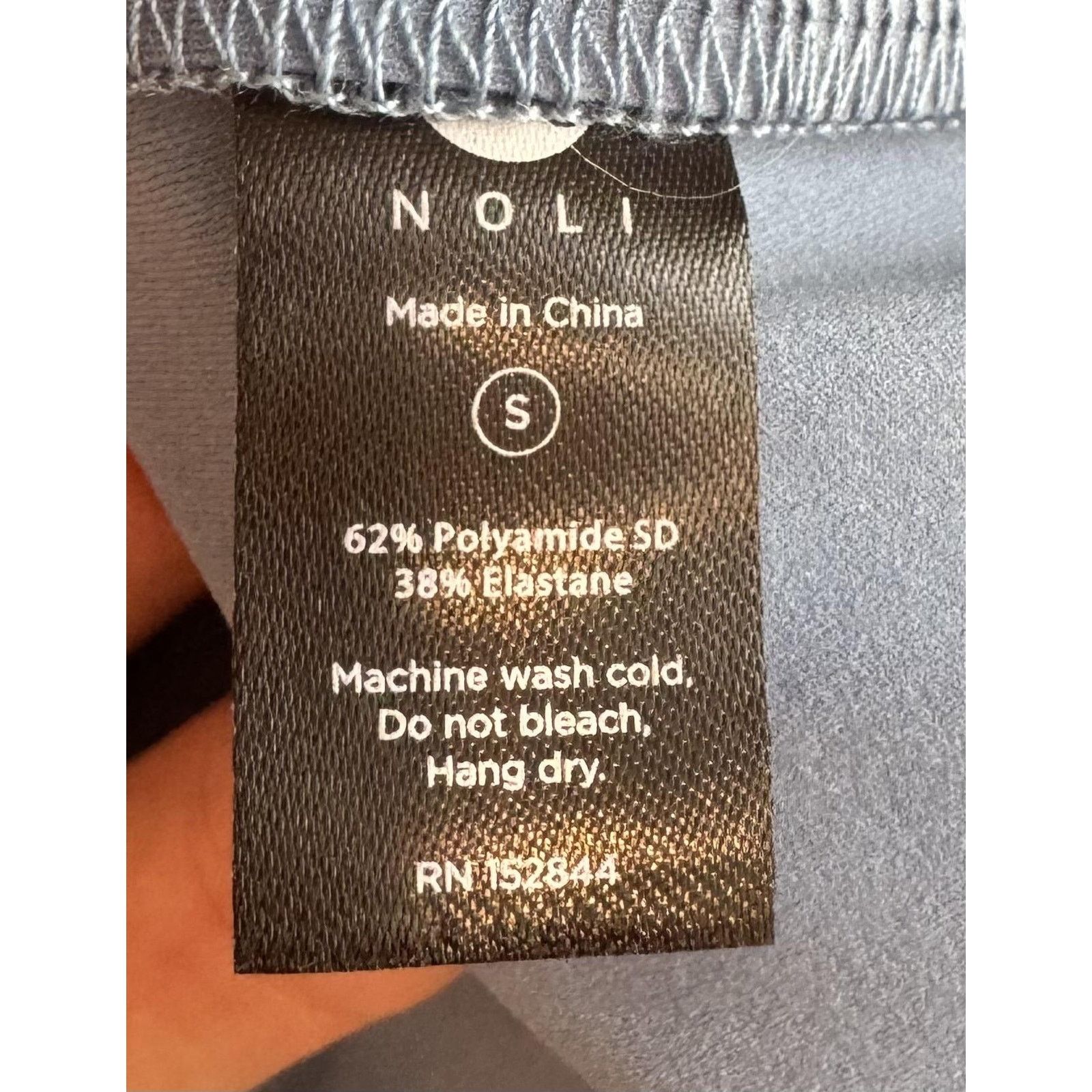 Alo Yoga Noli Womens S Hudson Blue Drawstring Stretch Pants Size 27" / US 4 / IT 40 - 4 Thumbnail