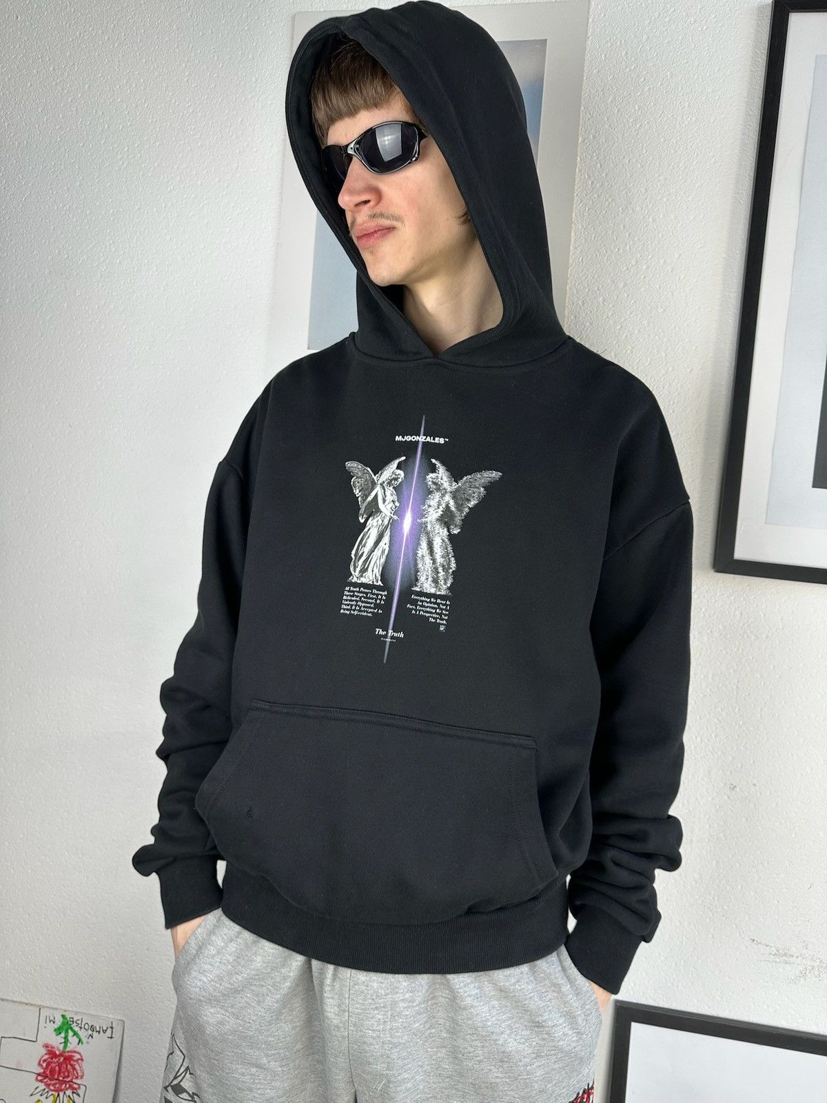 Other Mjgonzales Hoodie Streetwear Distressed Size US S / EU 44-46 / 1 - 1 Thumbnail