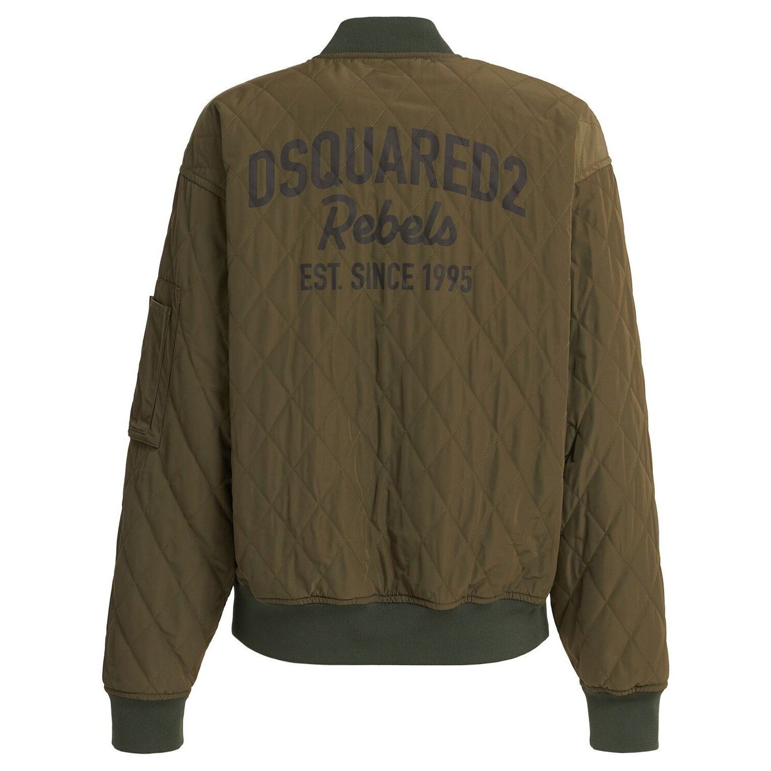 Dsquared2 DSQUARED2 Green Rebel D2 tech bomber jacket New & Authentic Size XS / US 0-2 / IT 36-38 - 2 Thumbnail