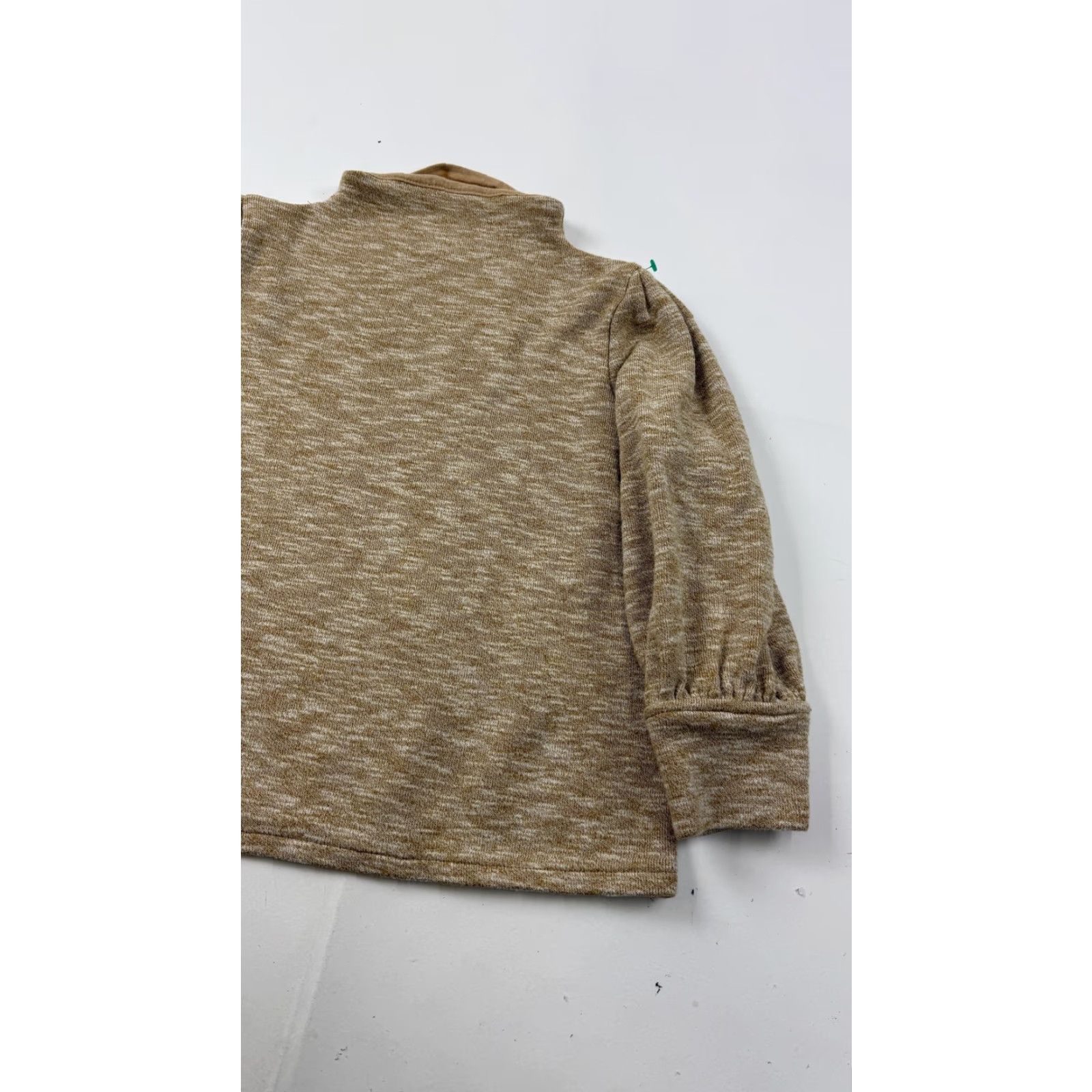 Madewell MADewell Sweater Womens Small Beige Mock Neck Long Sleeve Knit Pullover Solid Casual Fall Winter Knit Size S / US 4 / IT 40 - 3 Thumbnail