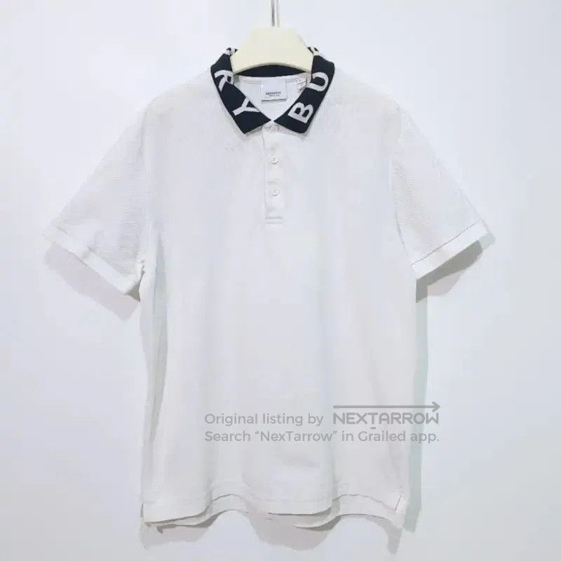 Burberry Burberry Women's White Cotton Polo. Size XL / US 12-14 / IT 48-50 - 1 Thumbnail