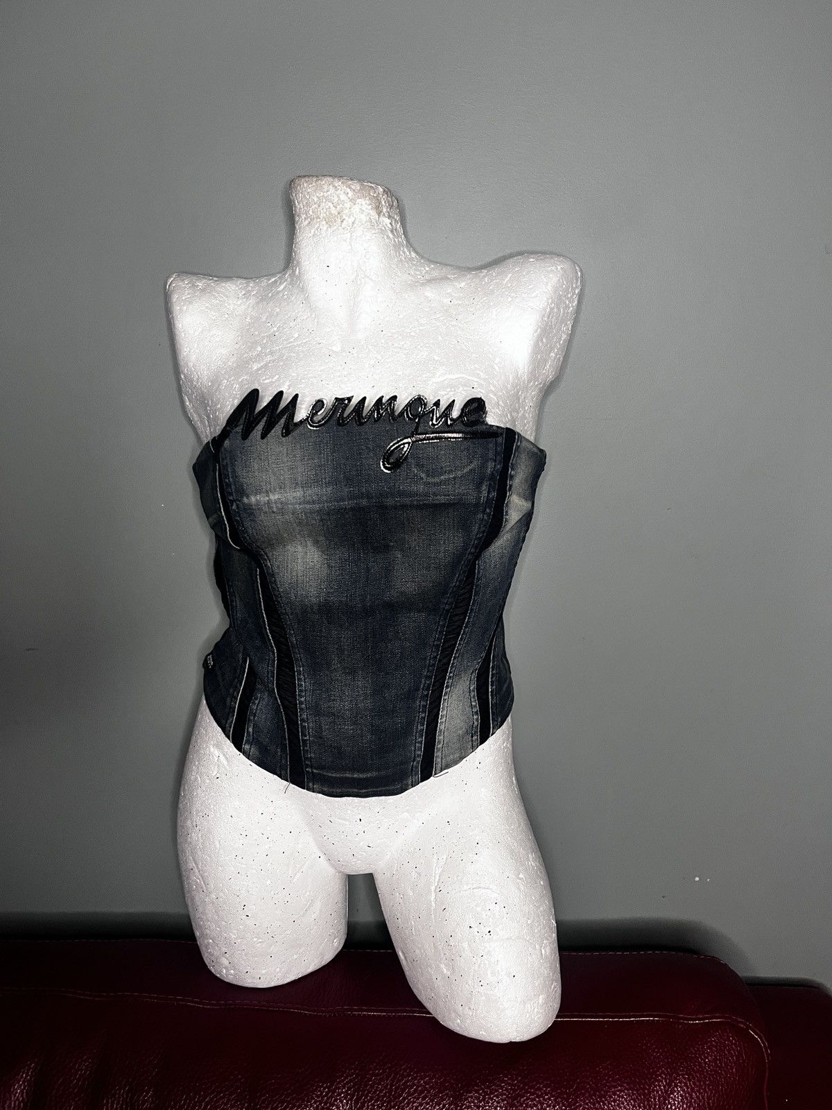 Miss Sixty Miss Sixty Archive Denim Corset / Early 2000s Size M / US 6-8 / IT 42-44 - 1 Thumbnail