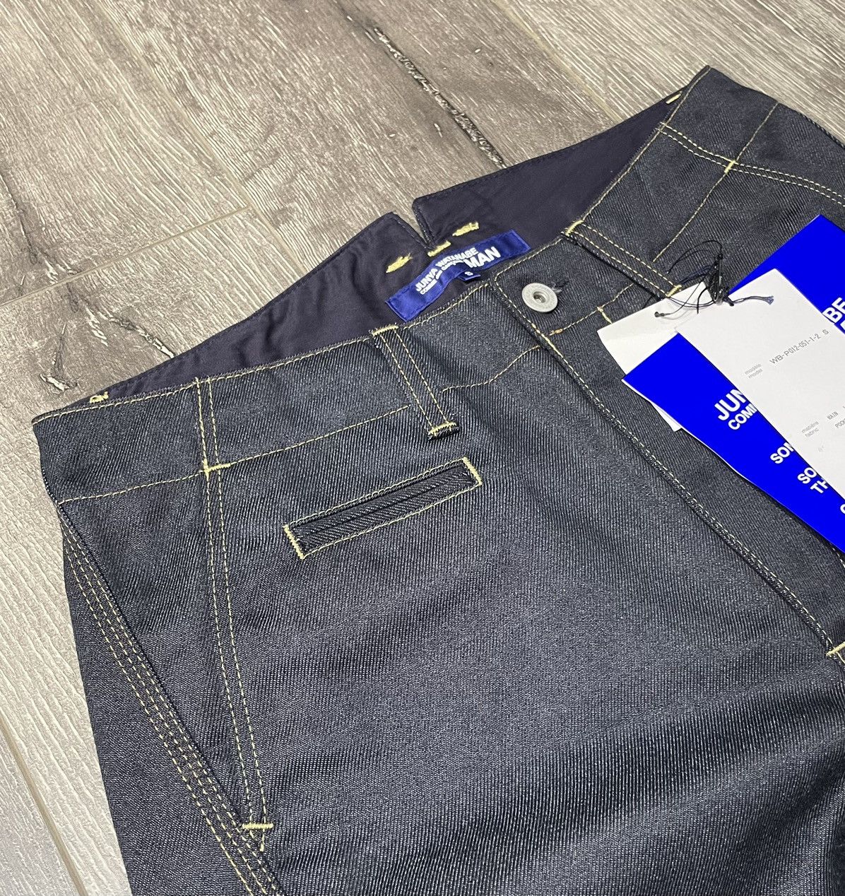 Comme des Garcons 2018 COMME des GARCONS JUNTA WATANABE Reflective Denim Pants Size US 30 / EU 46 - 8 Thumbnail