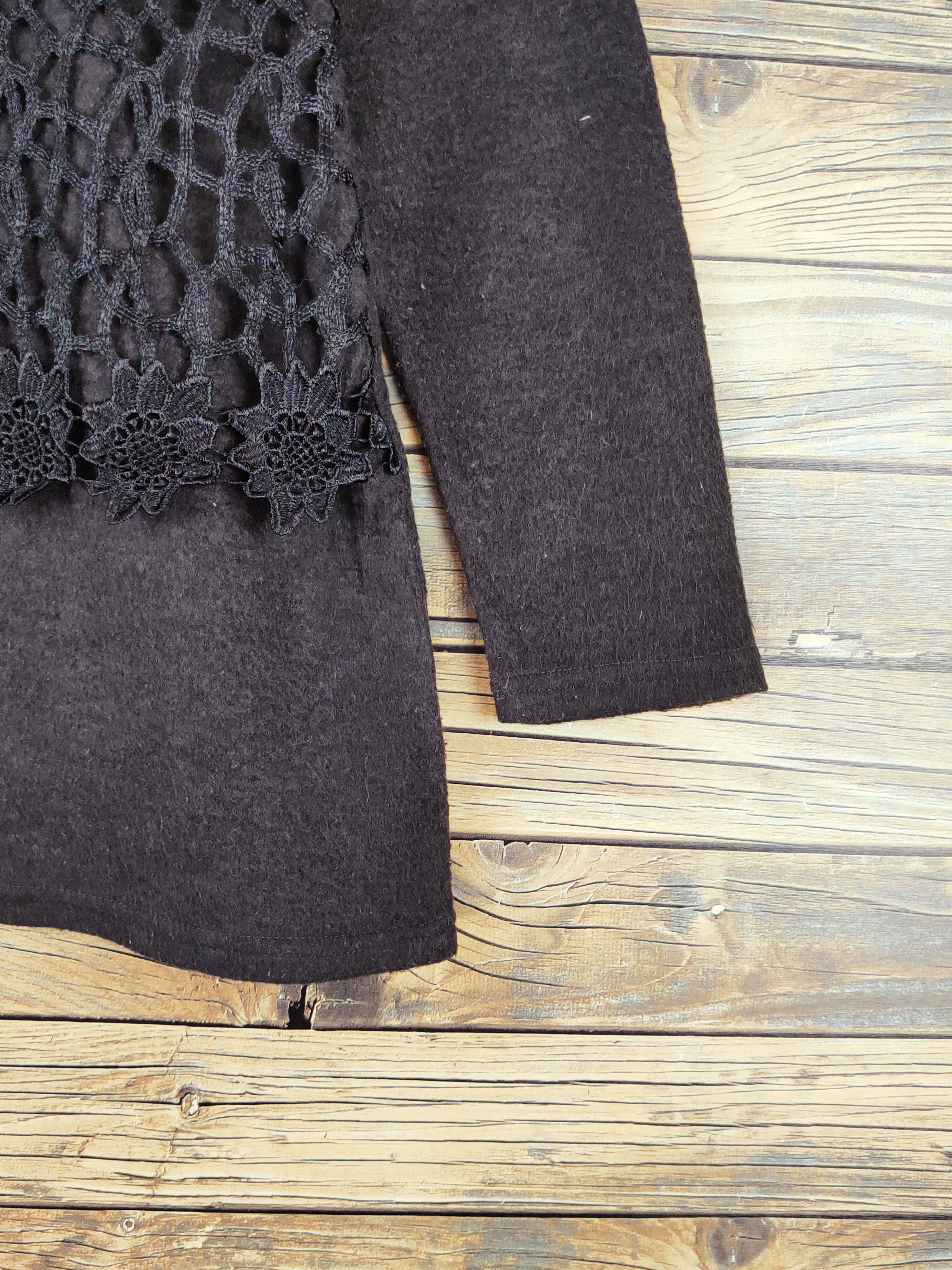 Homespun Knitwear × Japanese Brand × Vintage Japanese Brand Dark Gray Knitwear Blouses #W984 Size M / US 6-8 / IT 42-44 - 6 Thumbnail
