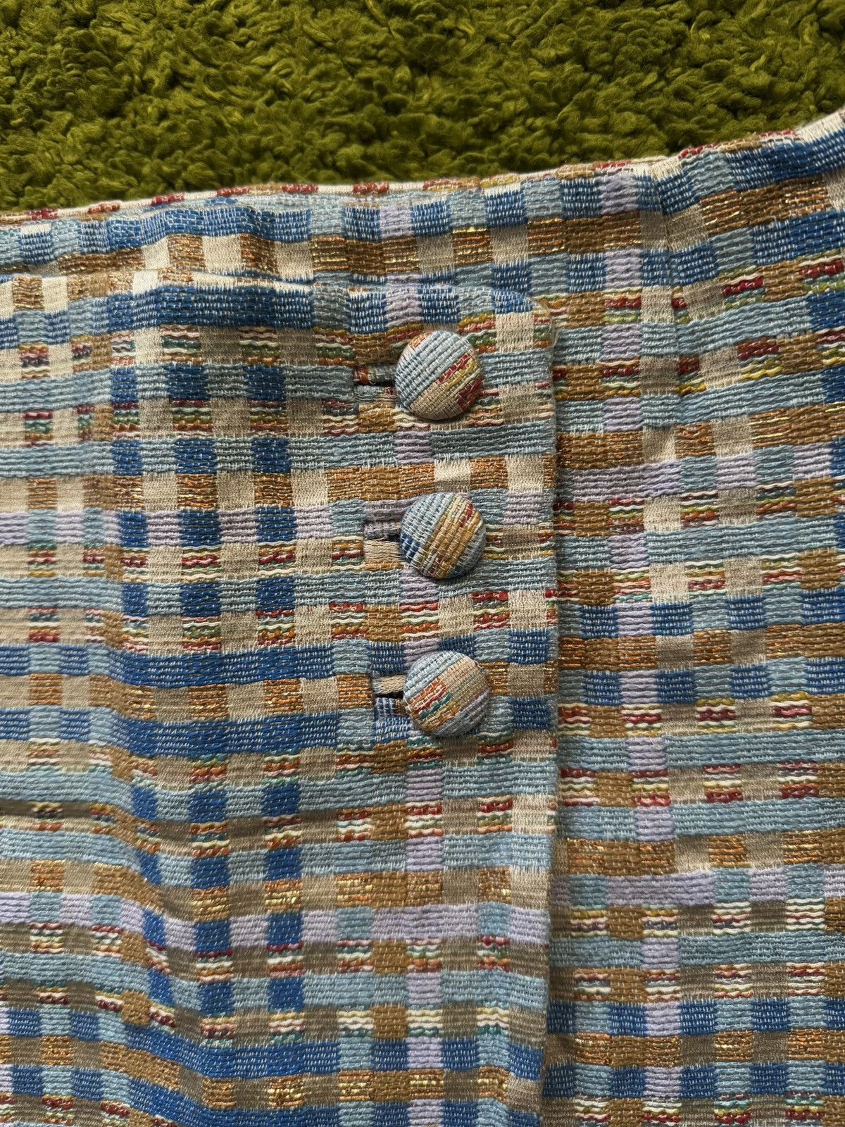 Designer × Sezane Sezane oldmoney style tweed mini skirt Size 26" / US 2 / IT 38 - 3 Thumbnail