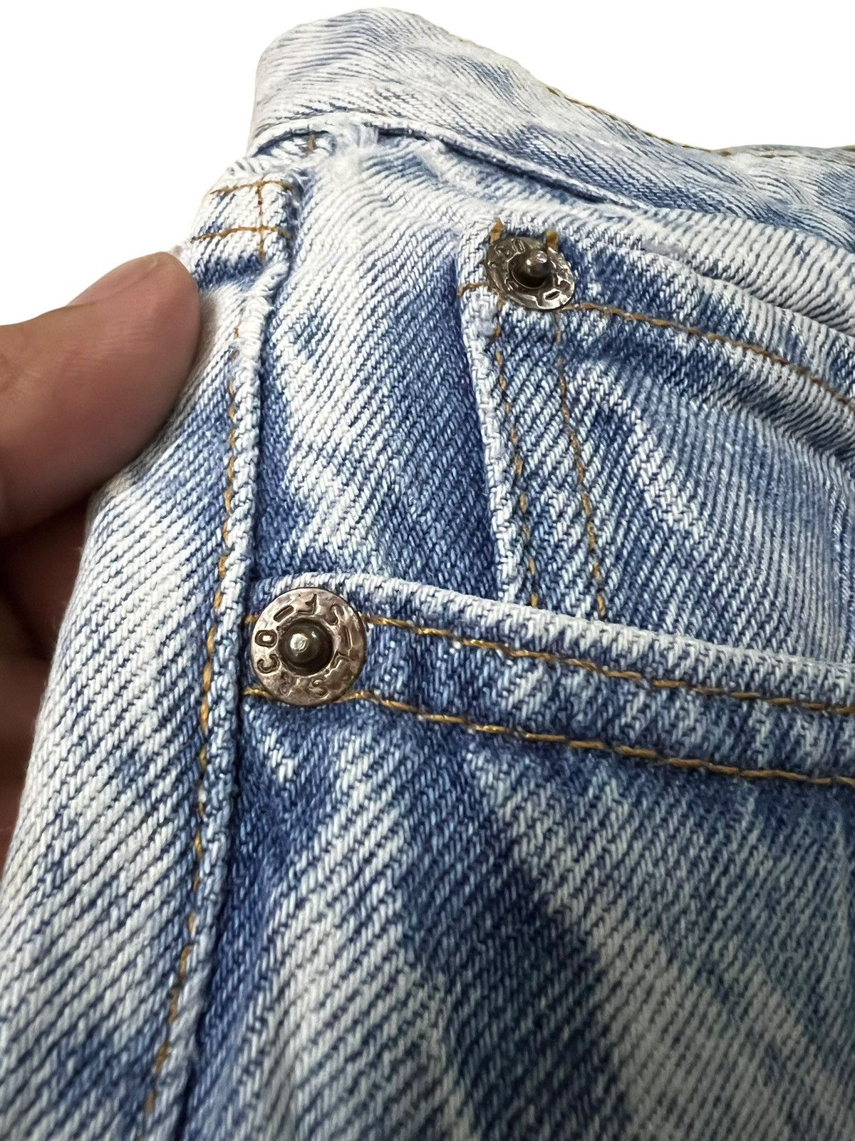 Levi's 80’s Distressed Levi’s 501 Acid Wash Rare Jean Size US 30 / EU 46 - 12 Thumbnail