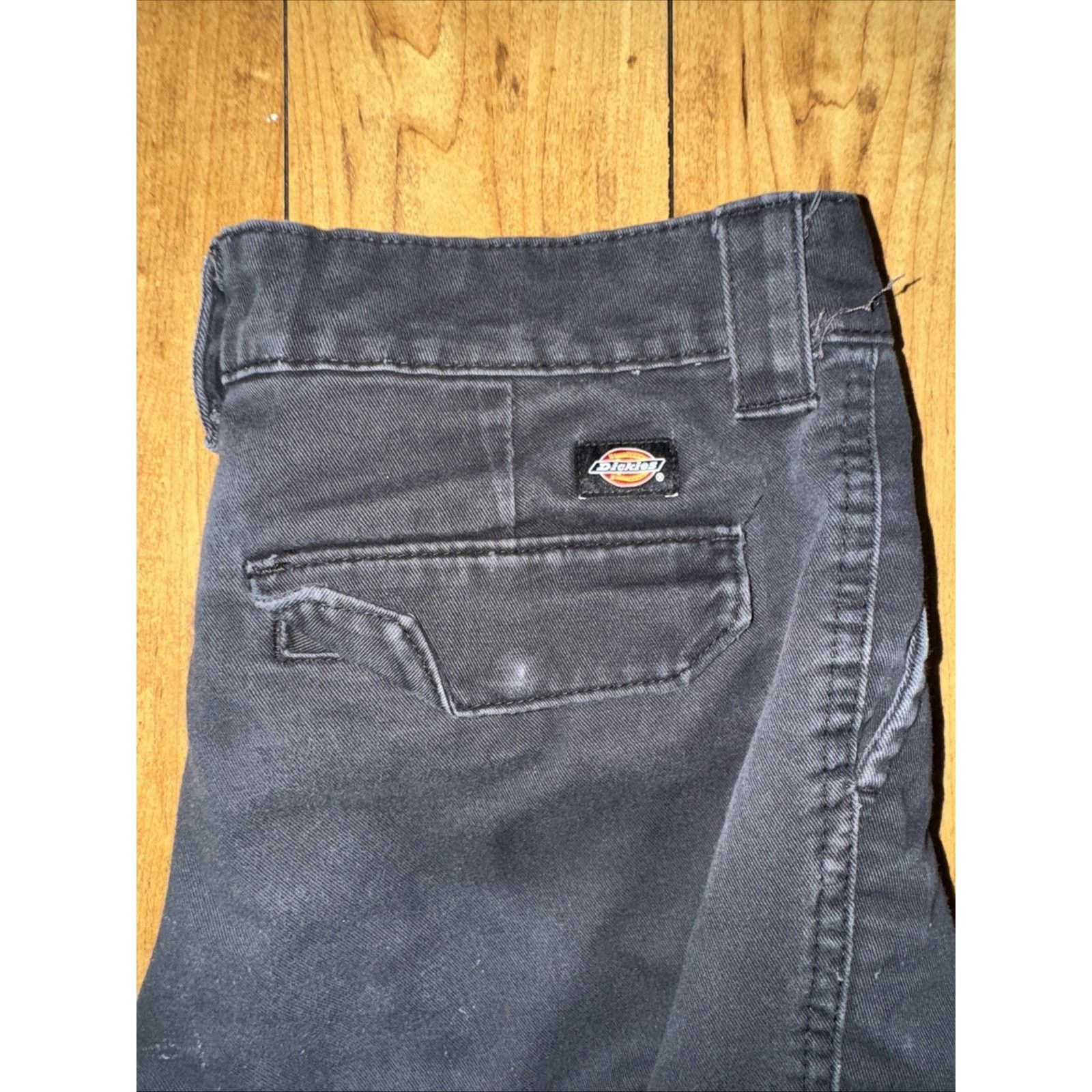Dickies Woman’s Dickies Cargo Pants Black 32x30 Distressed Size US 32 / EU 48 - 2 Thumbnail