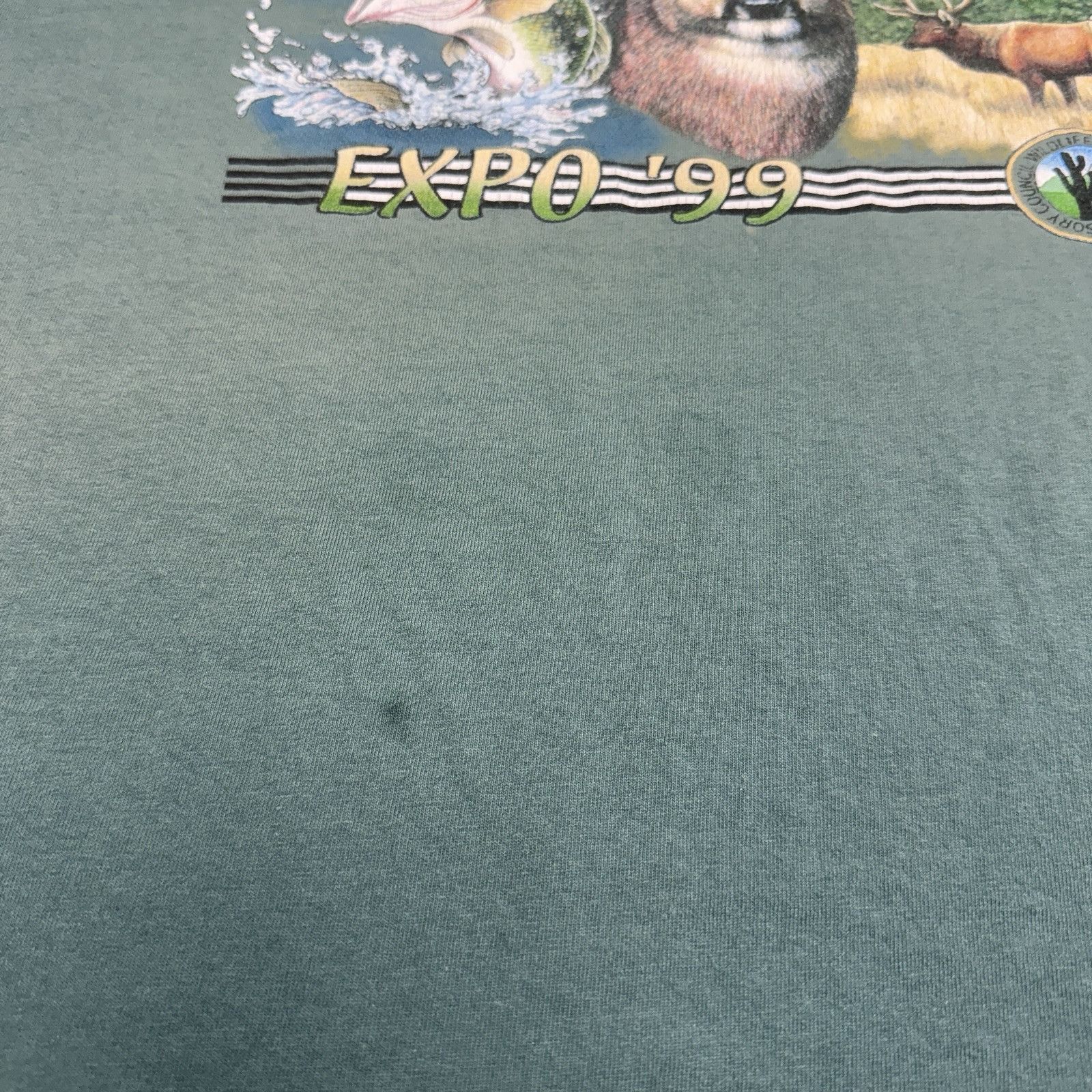 Vintage Vintage Outdoor Hunting & Fishing T Shirt Mens 2XL Green Pho Size US XXL / EU 58 / 5 - 9 Thumbnail
