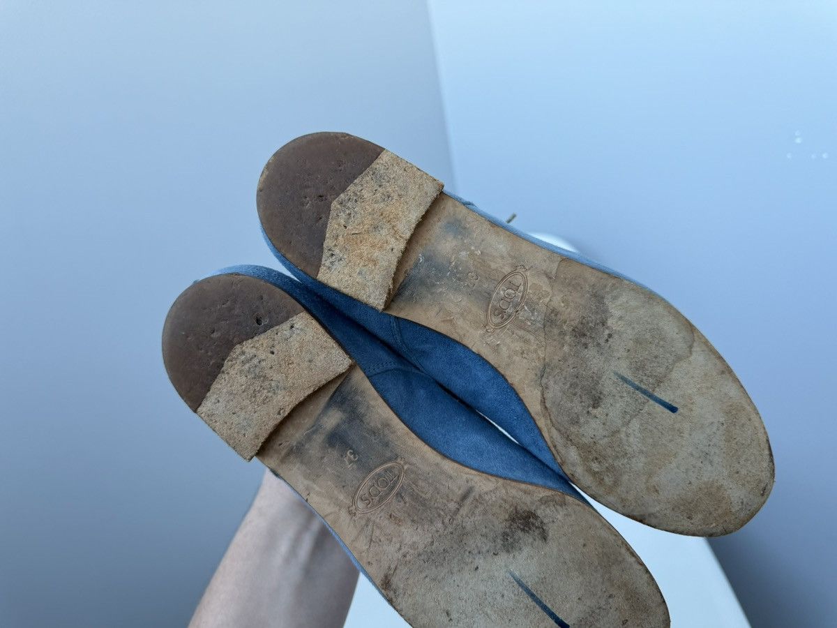 Tod's Tods Blue Suede Desert Boots Womans Size US 7 / IT 37 - 7 Thumbnail