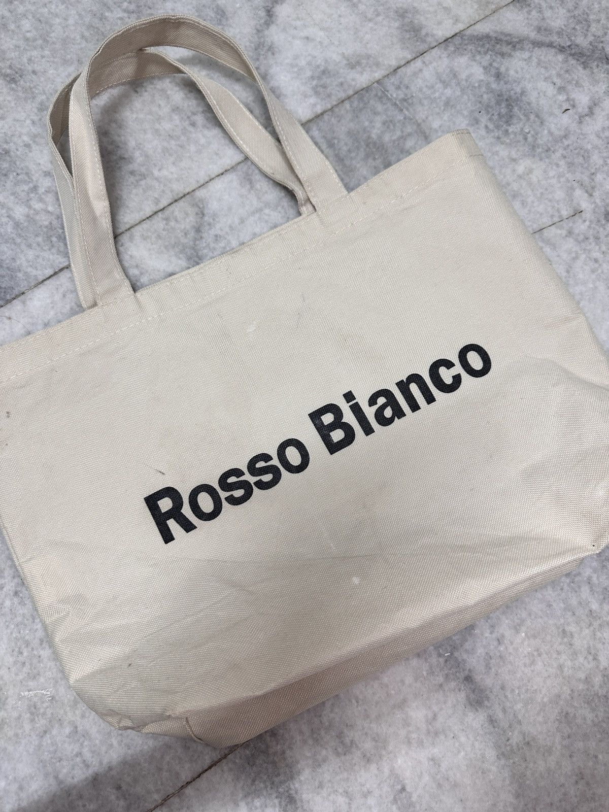 Designer × Japanese Brand × Vintage Rosso Bianco Tote Bag Size ONE SIZE - 3 Thumbnail