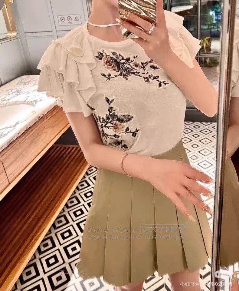 Dior Dior 24 spring and summer heavy industry embroidery short Size XS / US 0-2 / IT 36-38 - 7 Thumbnail