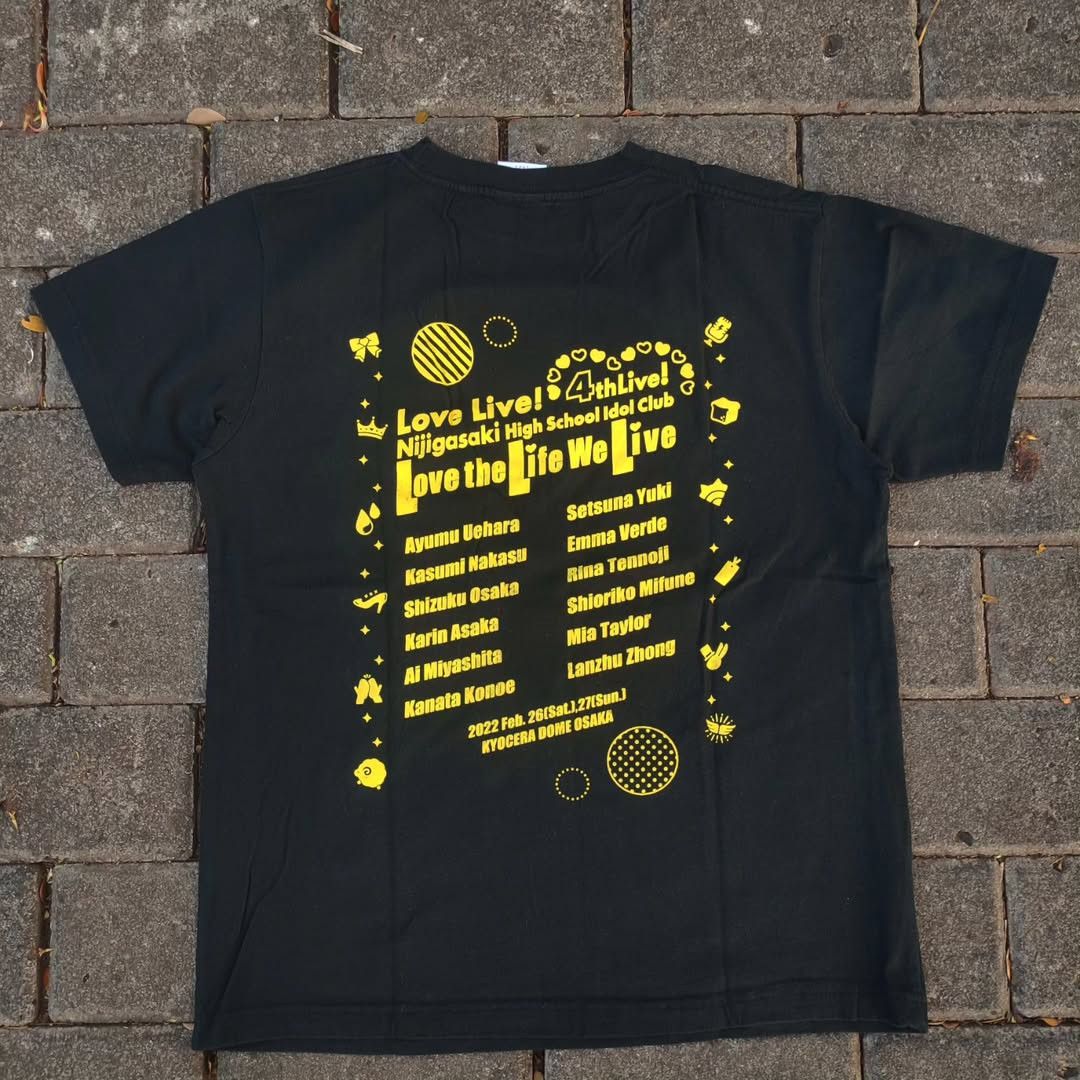 Anime Love Live! Nijigasaki Live 2022 Tee Size US M / EU 48-50 / 2 - 2 Thumbnail
