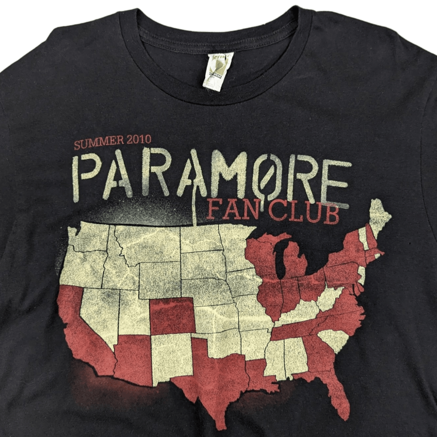 Band Tees PARAMORE Fan Club Summer 2010 T-Shirt Size US L / EU 52-54 / 3 - 4 Thumbnail