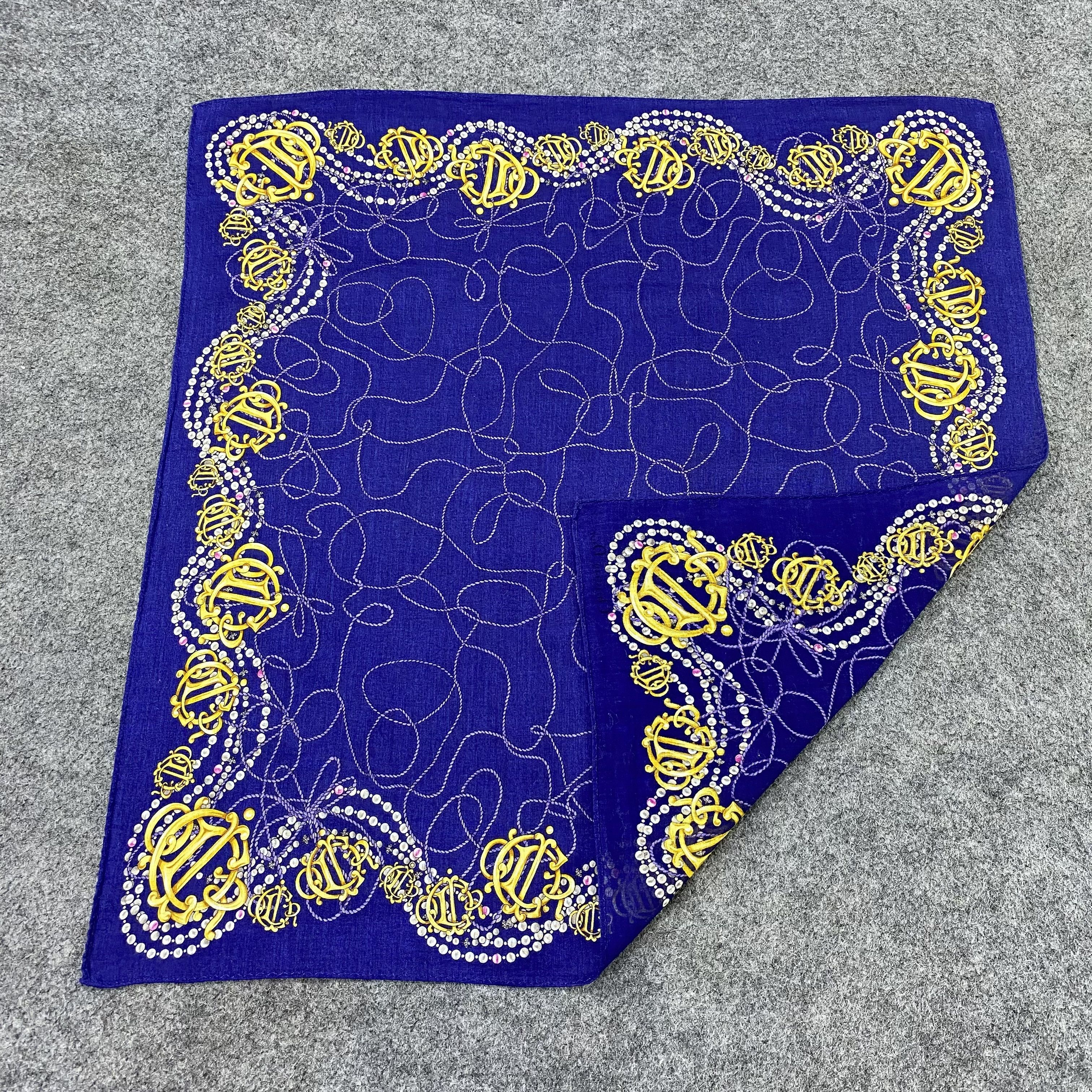 Vintage Christian Dior Handkerchief Neckerchief Bandana-B1911 Size ONE SIZE - 5 Thumbnail