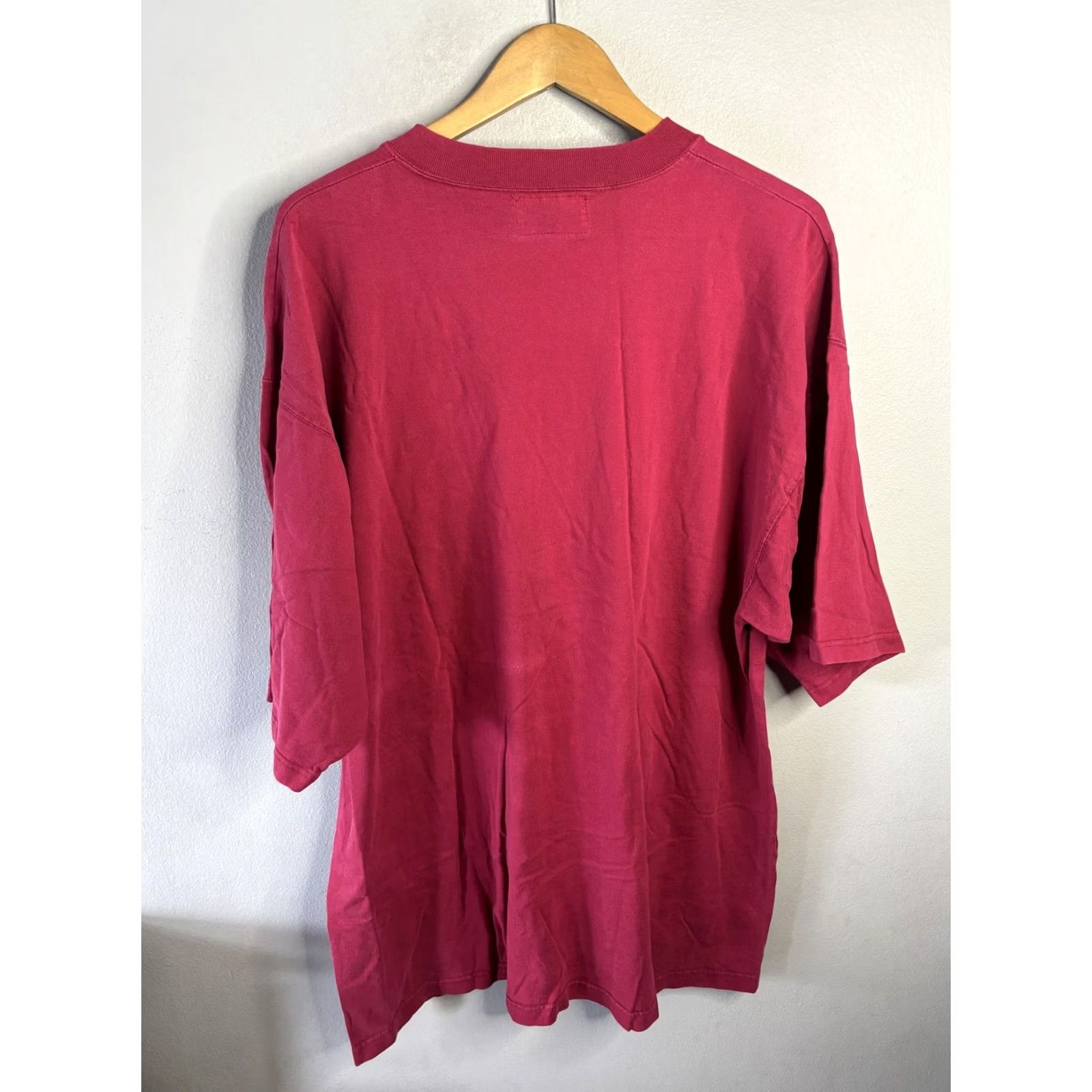 Vintage VTG Armani Jeans Shirt Mens XL Red A|X Armani Exchange Logo Tee T-Shirt Size US XL / EU 56 / 4 - 4 Thumbnail