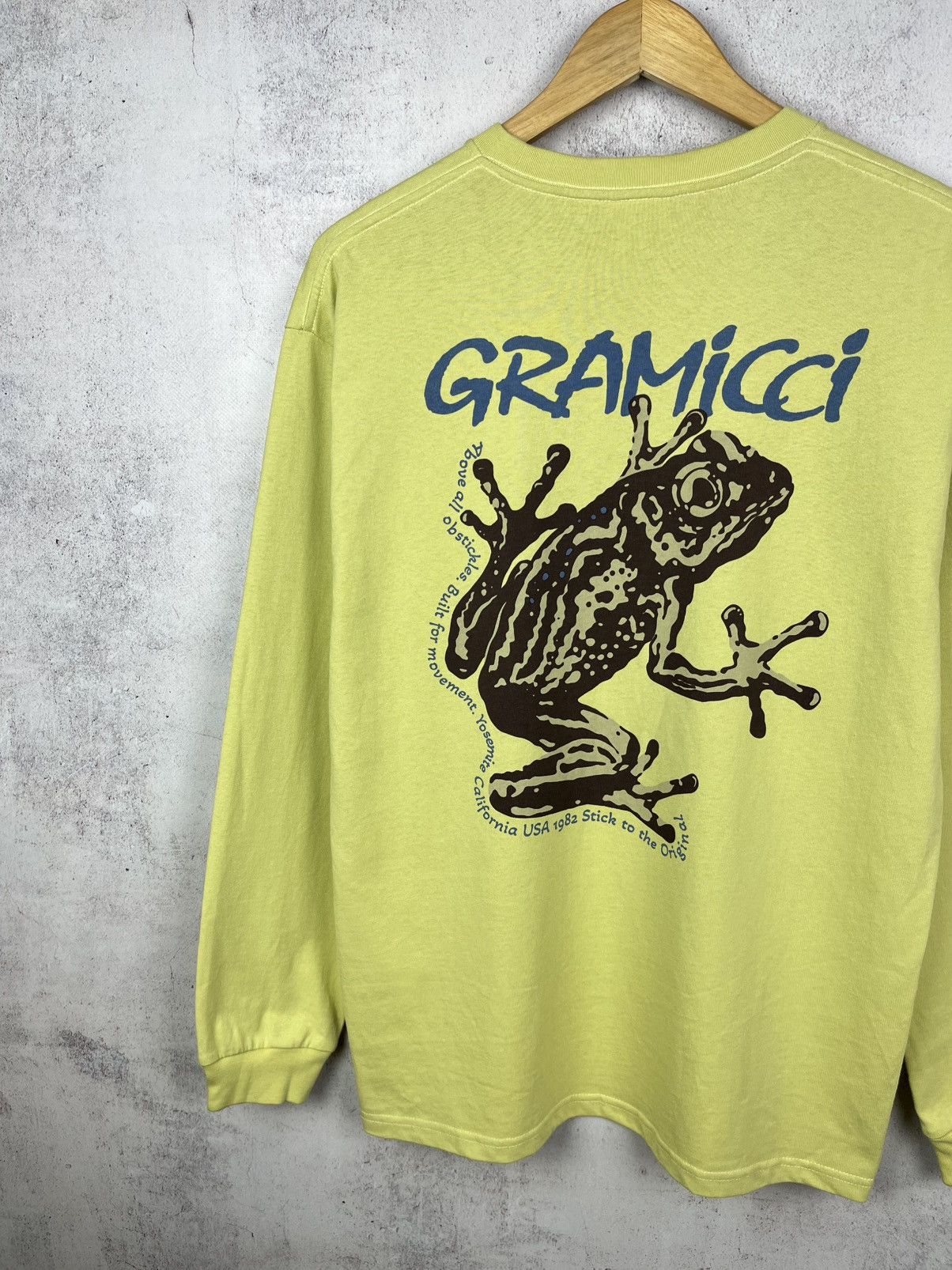 Vintage Gramicci USA Skate Graphic Logo Long-sleeve Hype Y2K