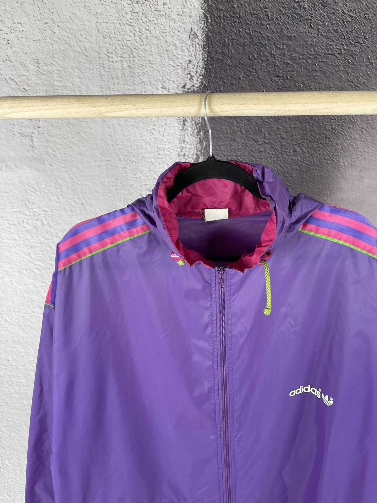 Adidas Adidas vintage 70s 80s light jacket purple bag package Size US M / EU 48-50 / 2 - 4 Thumbnail
