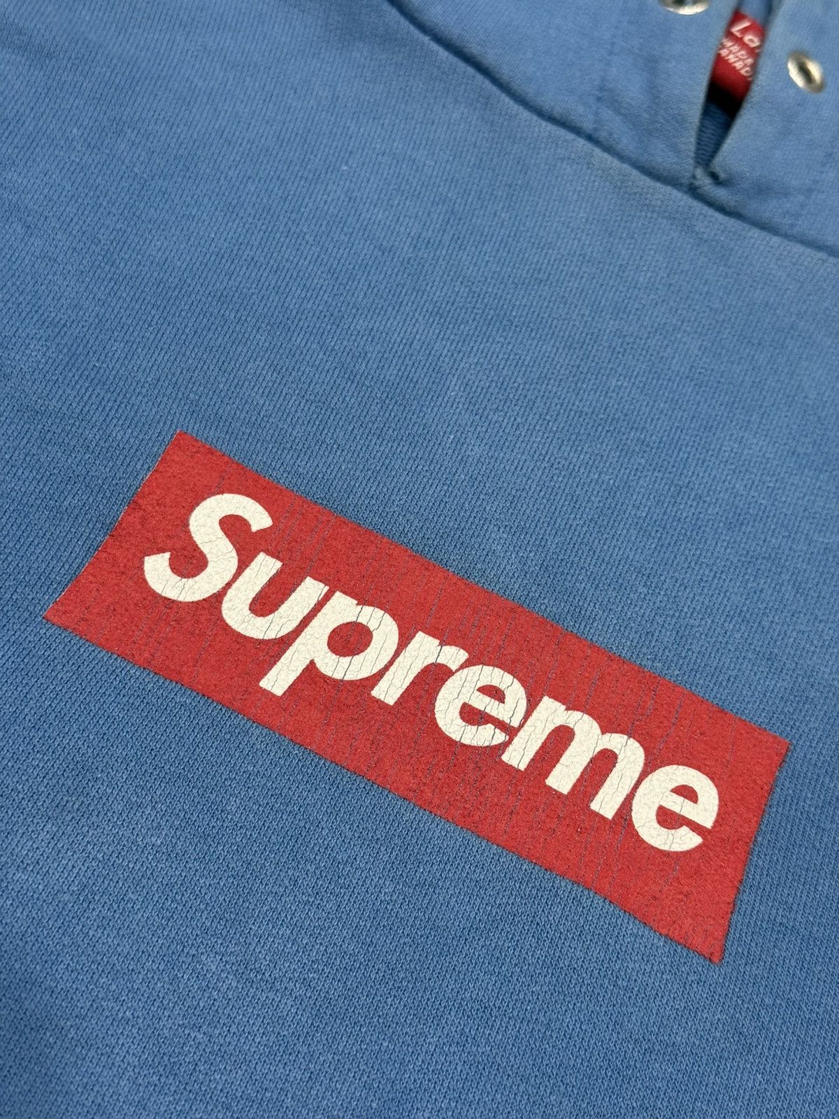 Supreme Supreme Screenprint Box Logo Hoodie - Teal (2006) Size US L / EU 52-54 / 3 - 3 Thumbnail