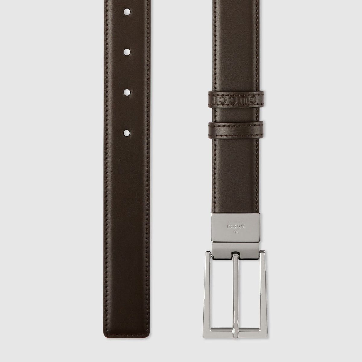 Gucci Gucci Rectangular Buckle Reversible Belt SIZE 115 Size ONE SIZE - 1 Thumbnail