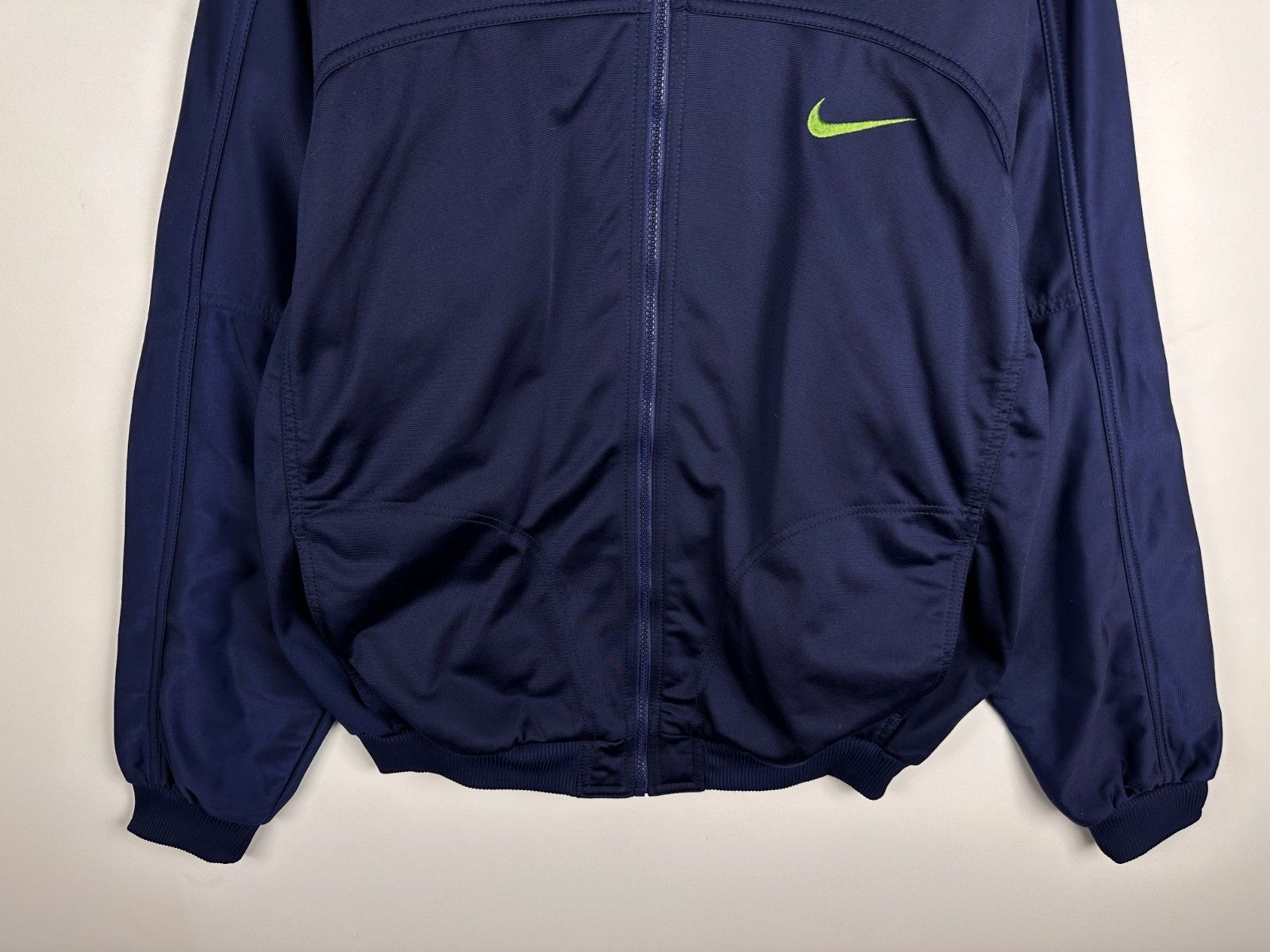 Nike Vintage Nike 90s Track Jacket Windbreaker Navy Mens Size M Size US M / EU 48-50 / 2 - 5 Thumbnail