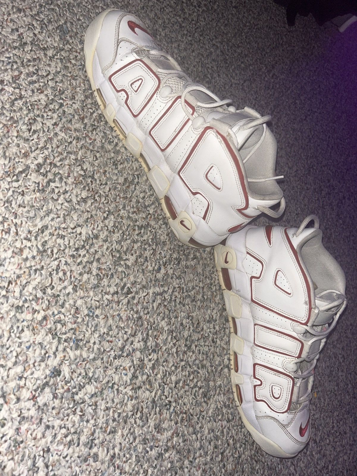 Nike Nike air more uptempo white varsity 2021 Size US 10.5 / EU 43-44 - 6 Thumbnail