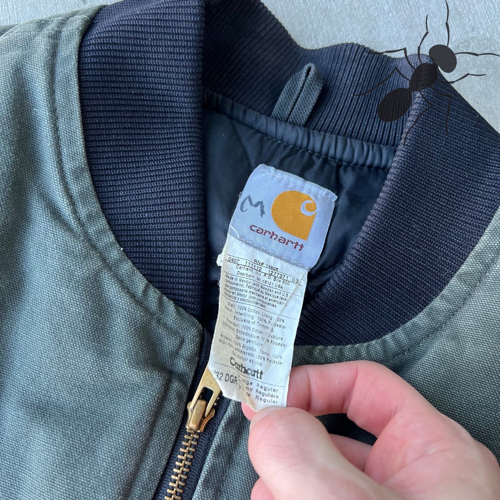 Carhartt × Vintage Carhartt V32 DGR green work wear vest Size US XL / EU 56 / 4 - 4 Thumbnail