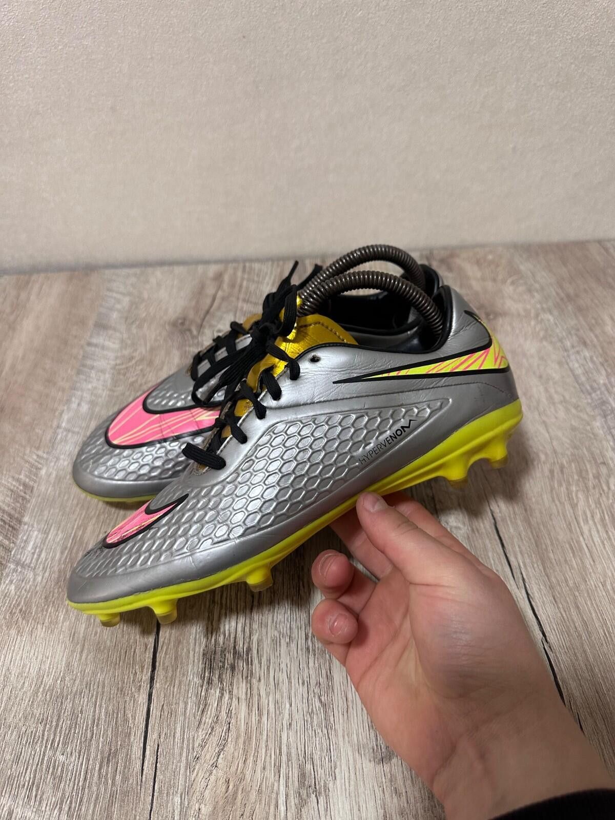 Nike Nike Hypervenom Neymar 2014 Silver Liquid Diamond US Size 7 Size US 7 / EU 40 - 2 Thumbnail