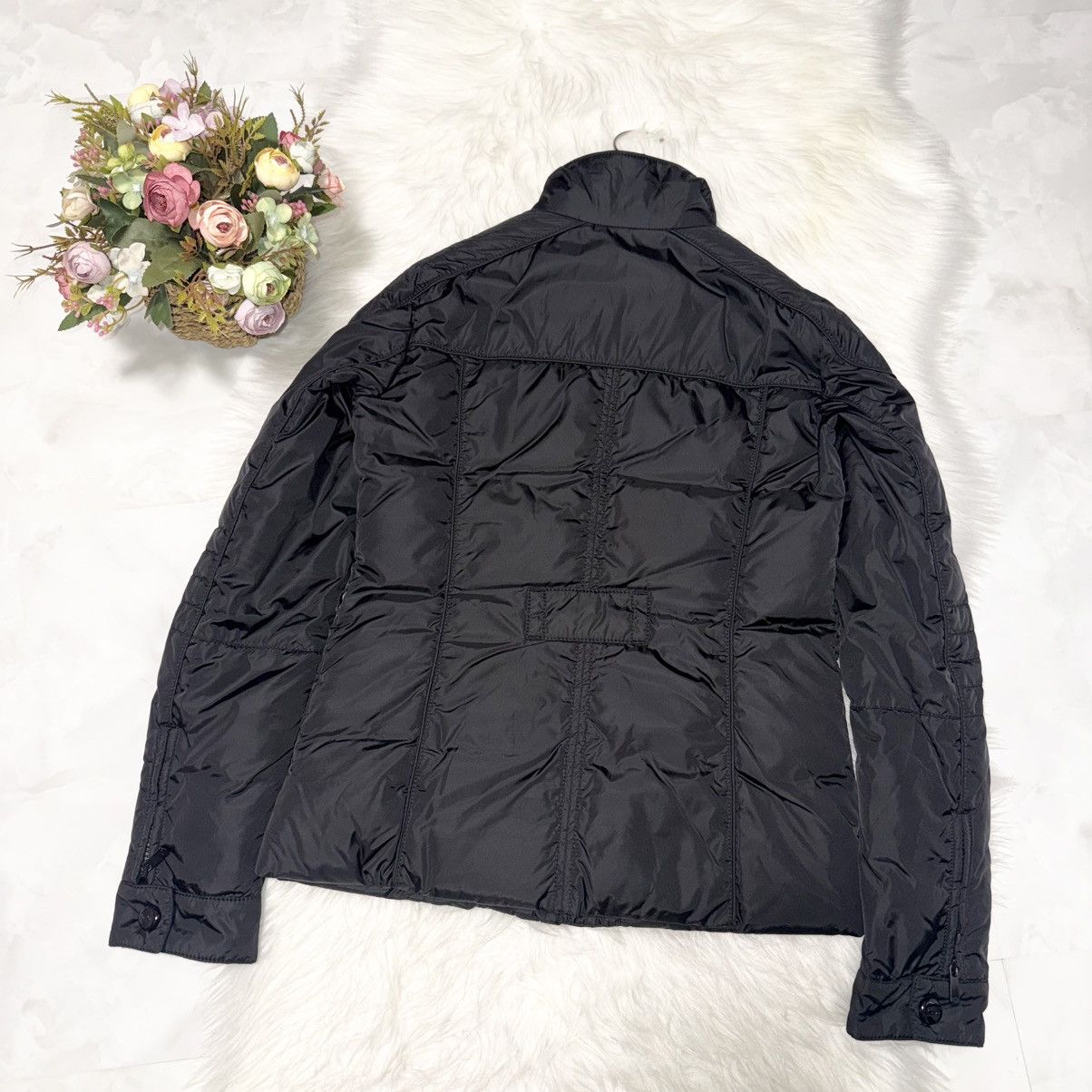 Gucci Authentic Gucci GG Logo Button Quilted Down Jacket 38 Black Size XS / US 0-2 / IT 36-38 - 4 Thumbnail