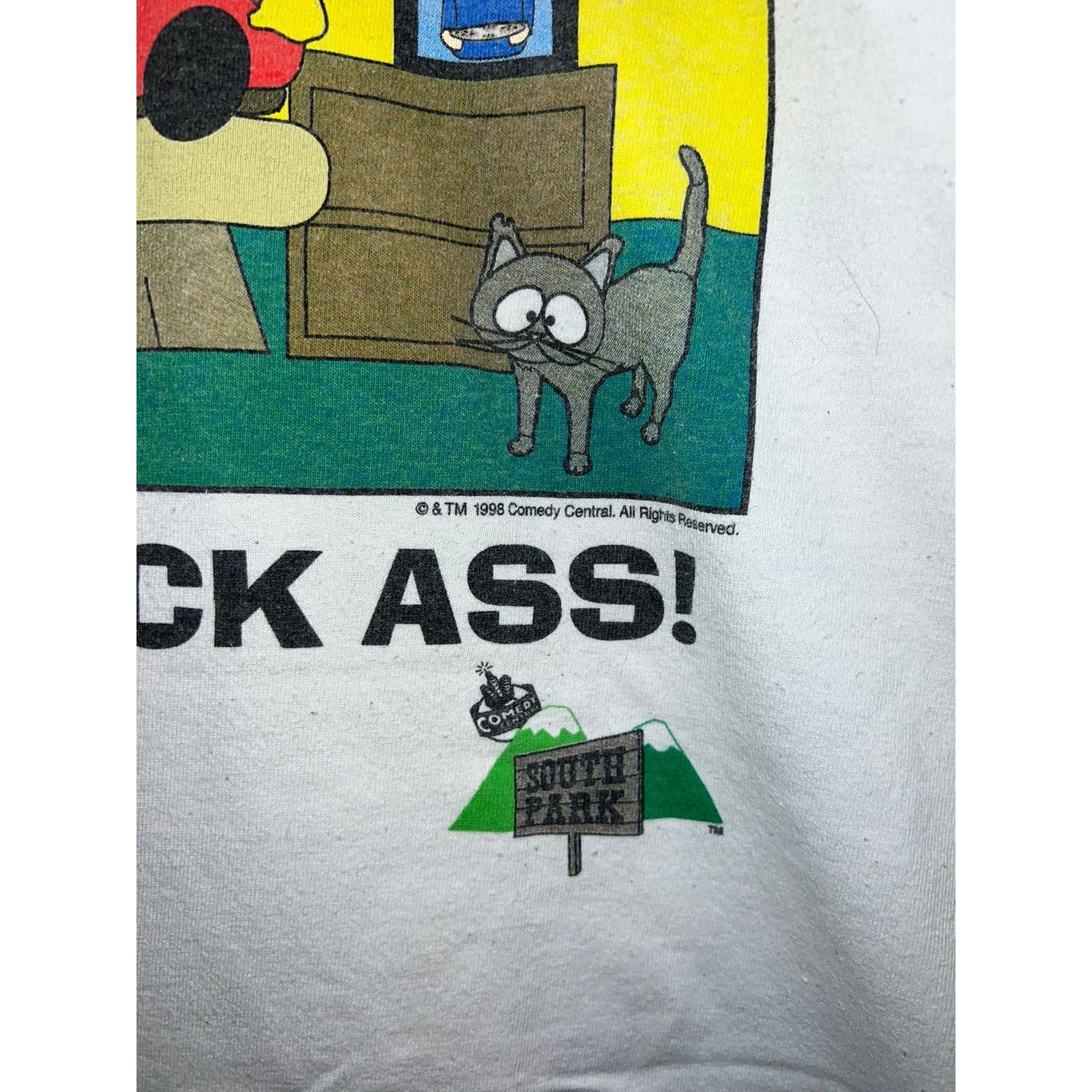 Gildan Vintage South Park Shirt Cartoons Kick A Comedy Central XL Size US XL / EU 56 / 4 - 6 Thumbnail