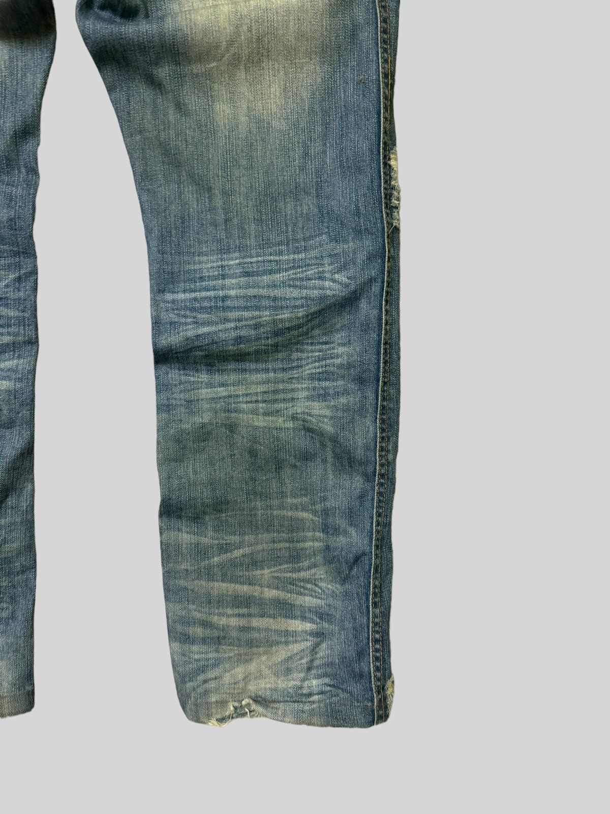 If Six Was Nine Balenciaga Style AVH JEANS Studs Distressed Denim Jeans Size US 32 / EU 48 - 14 Thumbnail