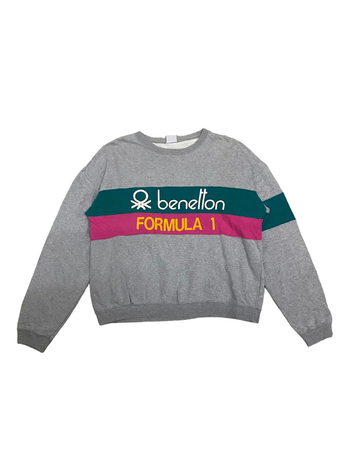 Benetton × Vintage Vintage Benetton Formula 1 biglogo Sweatshirt Size US S / EU 44-46 / 1 - 1 Thumbnail