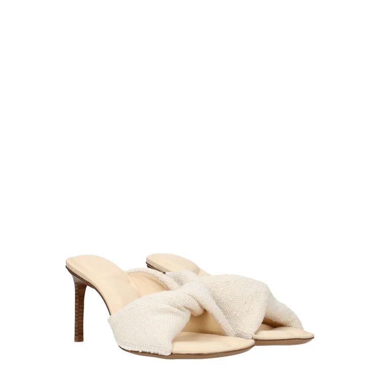 Jacquemus ob1o1e1124 Fabric Sandals in Beige Size US 6 / IT 36 - 2 Thumbnail