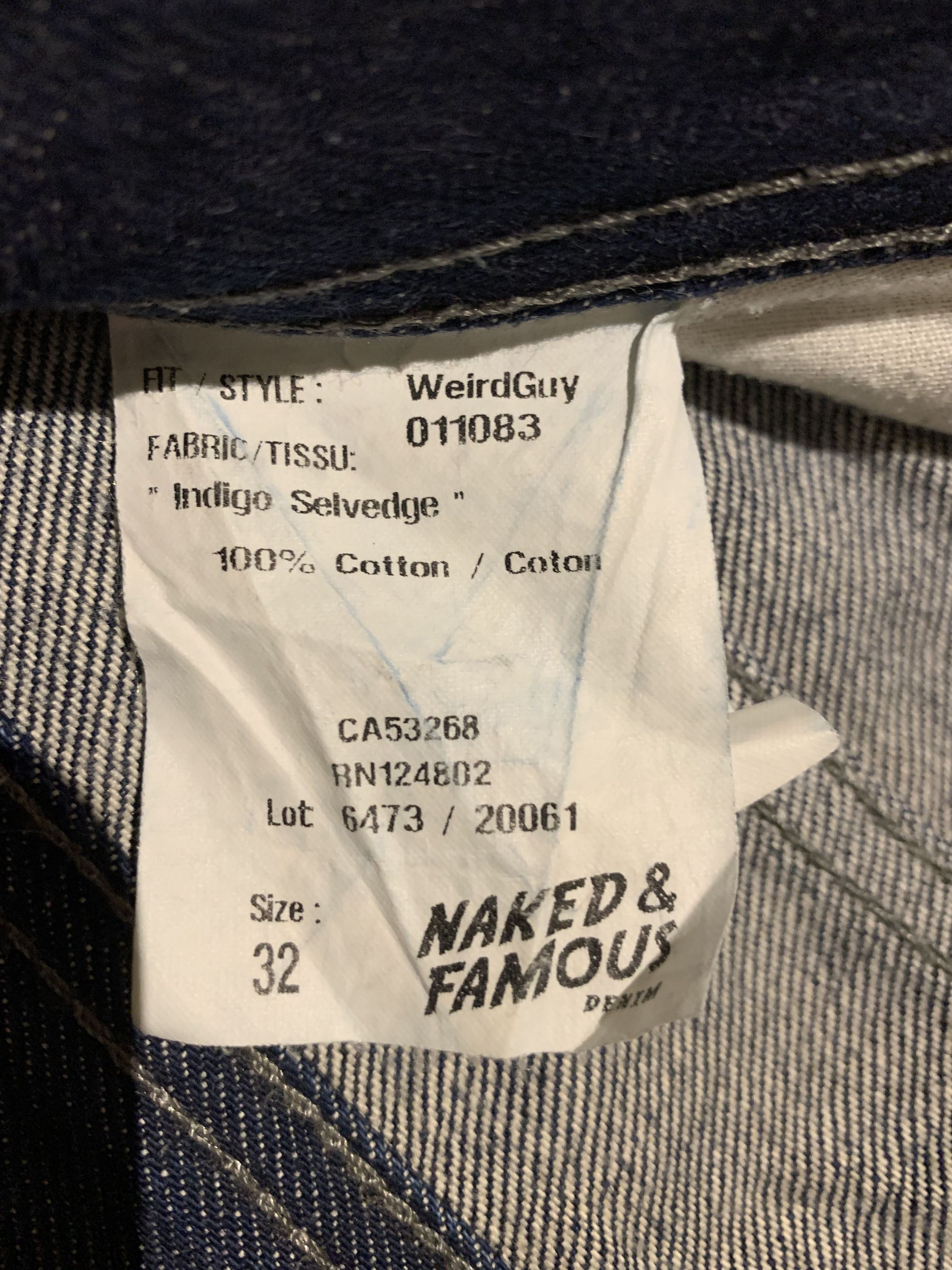 Naked & Famous Indigo Selvedge Size US 32 / EU 48 - 7 Thumbnail