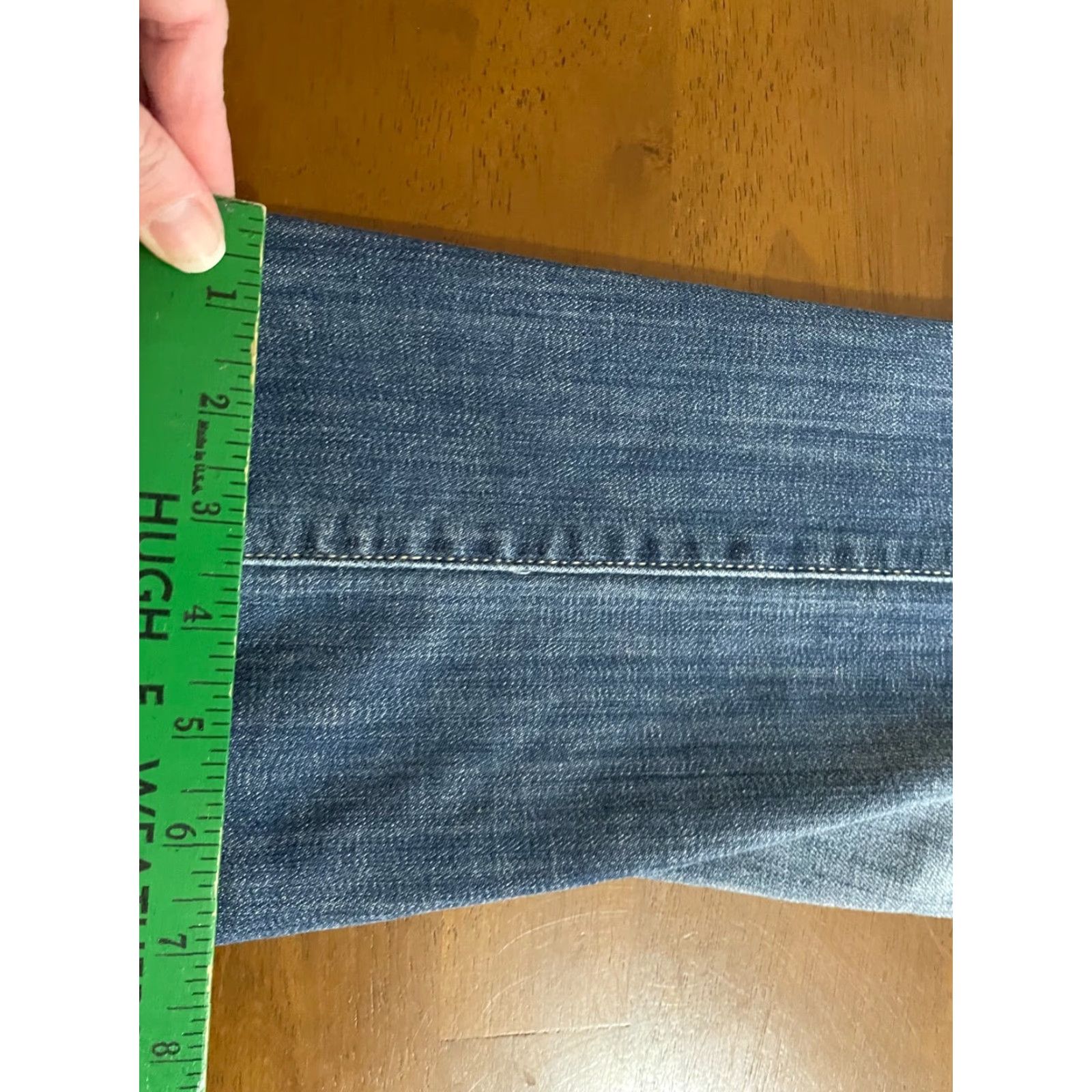 Vintage Rock & Republic Capri Jeans Shirt? Wait. Size 30" / US 8 / IT 44 - 7 Thumbnail