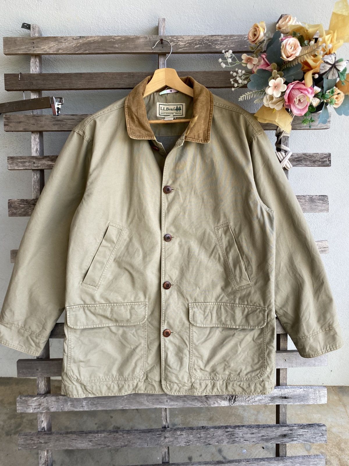 L.L. Bean Vintage 90s L.L Bean Shirt Jacket - oversizes 25” x 33” Size US L / EU 52-54 / 3 - 3 Thumbnail