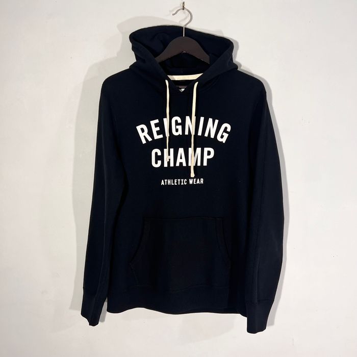 Reigning Champ Reigning Champ Athletic Wear Gym Logo Pullover Hoodie ...