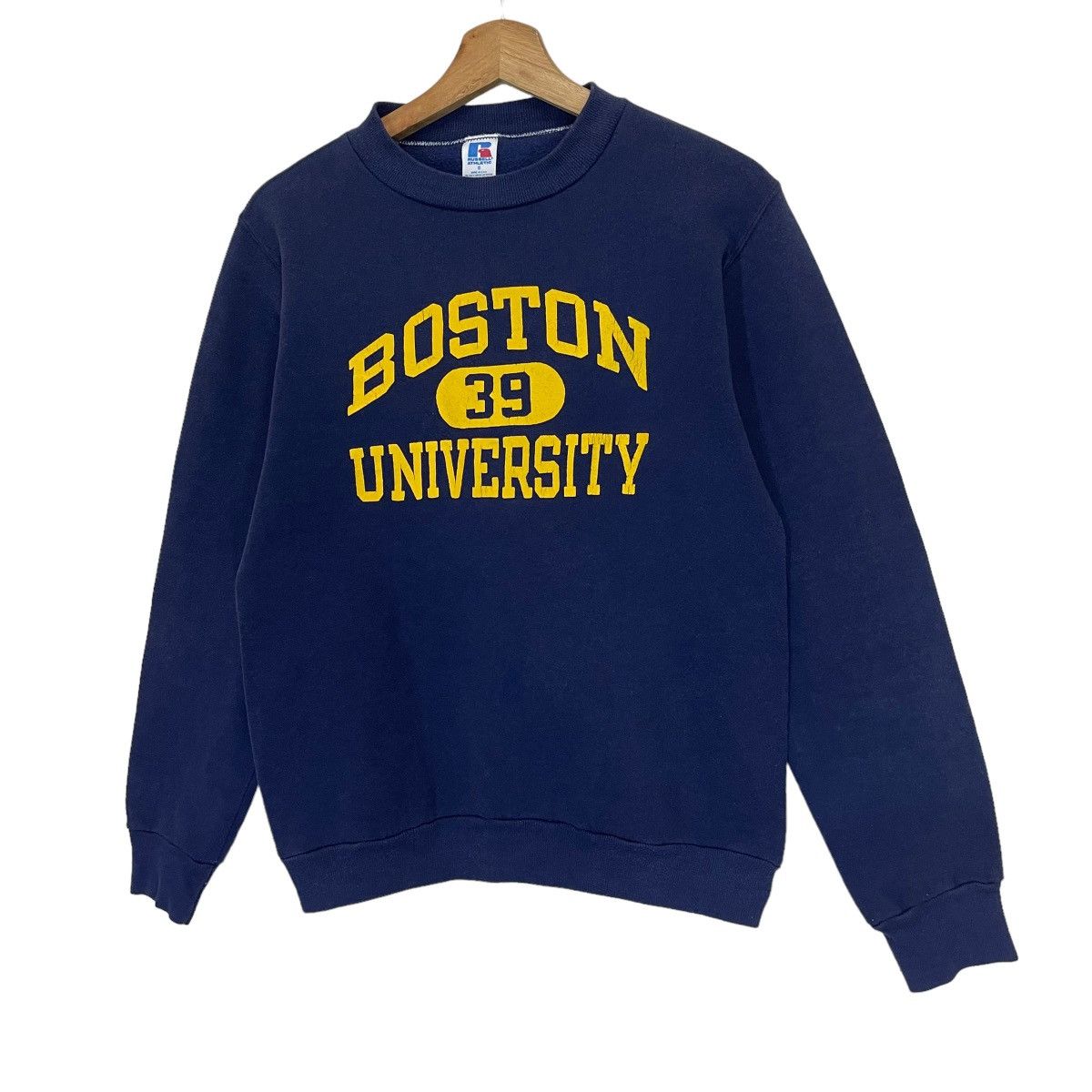 Russell Athletic Vintage Boston University Big Logo Sweatshirt Size S Size US S / EU 44-46 / 1 - 3 Thumbnail
