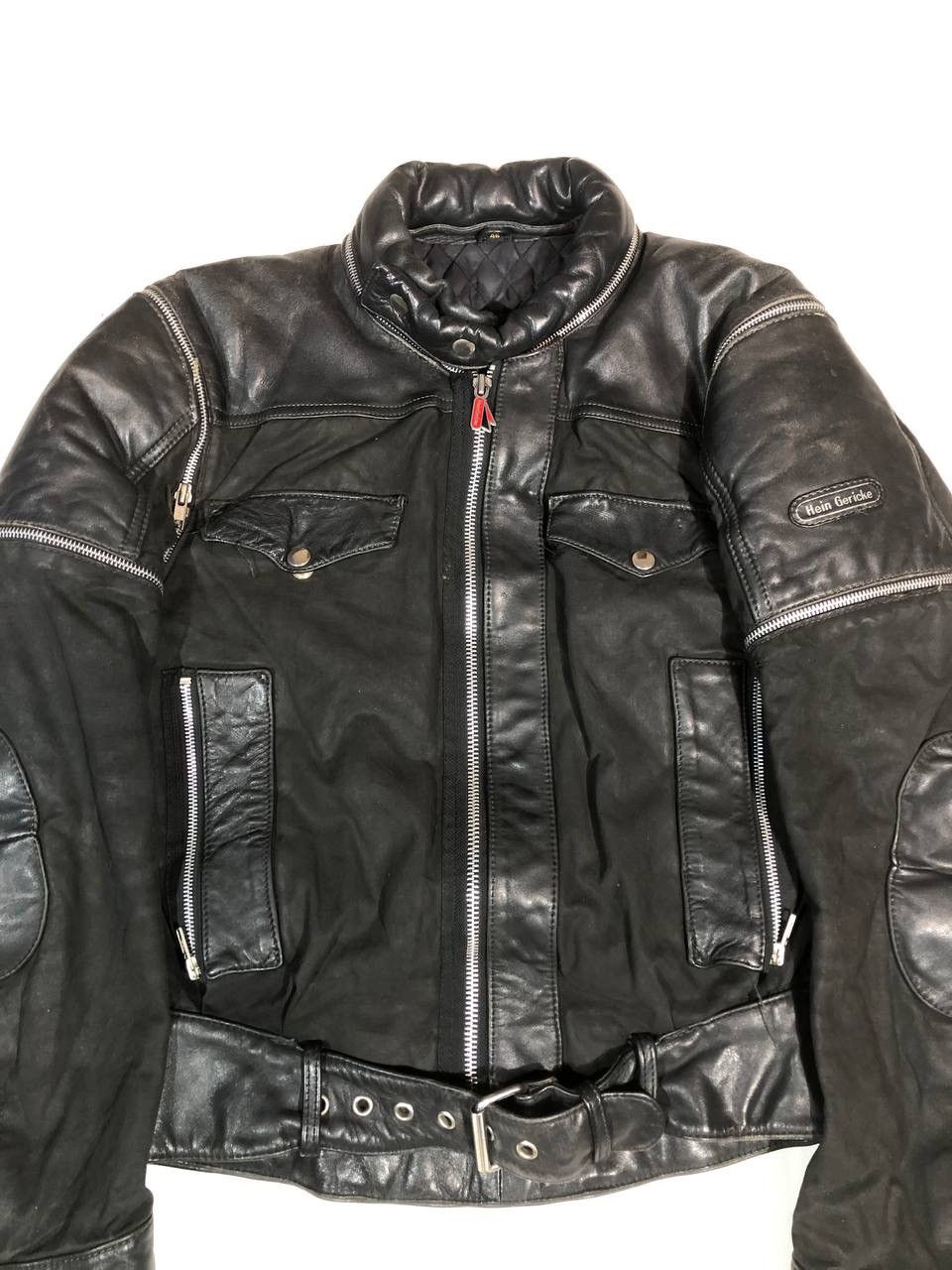 Hein Gericke Hein Gericke Racing Moto Japanese Style Leather Jacket Vint Size US S / EU 44-46 / 1 - 2 Thumbnail