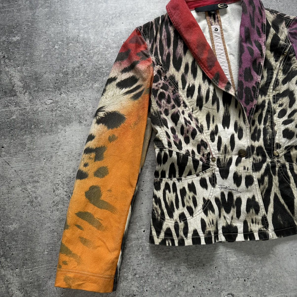 Just Cavalli Vintage Roberto Cavalli Just Cavalli Leopard Print Jacket Size M / US 6-8 / IT 42-44 - 2 Thumbnail