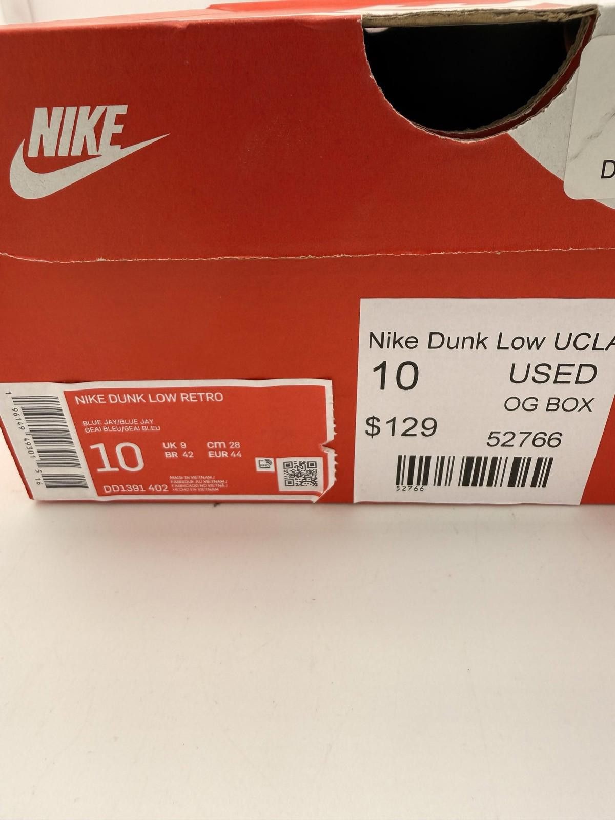 Nike Nike Dunk Low UCLA Blue Yellow Sneakers US 10 Used Size US 10 / EU 43 - 8 Thumbnail