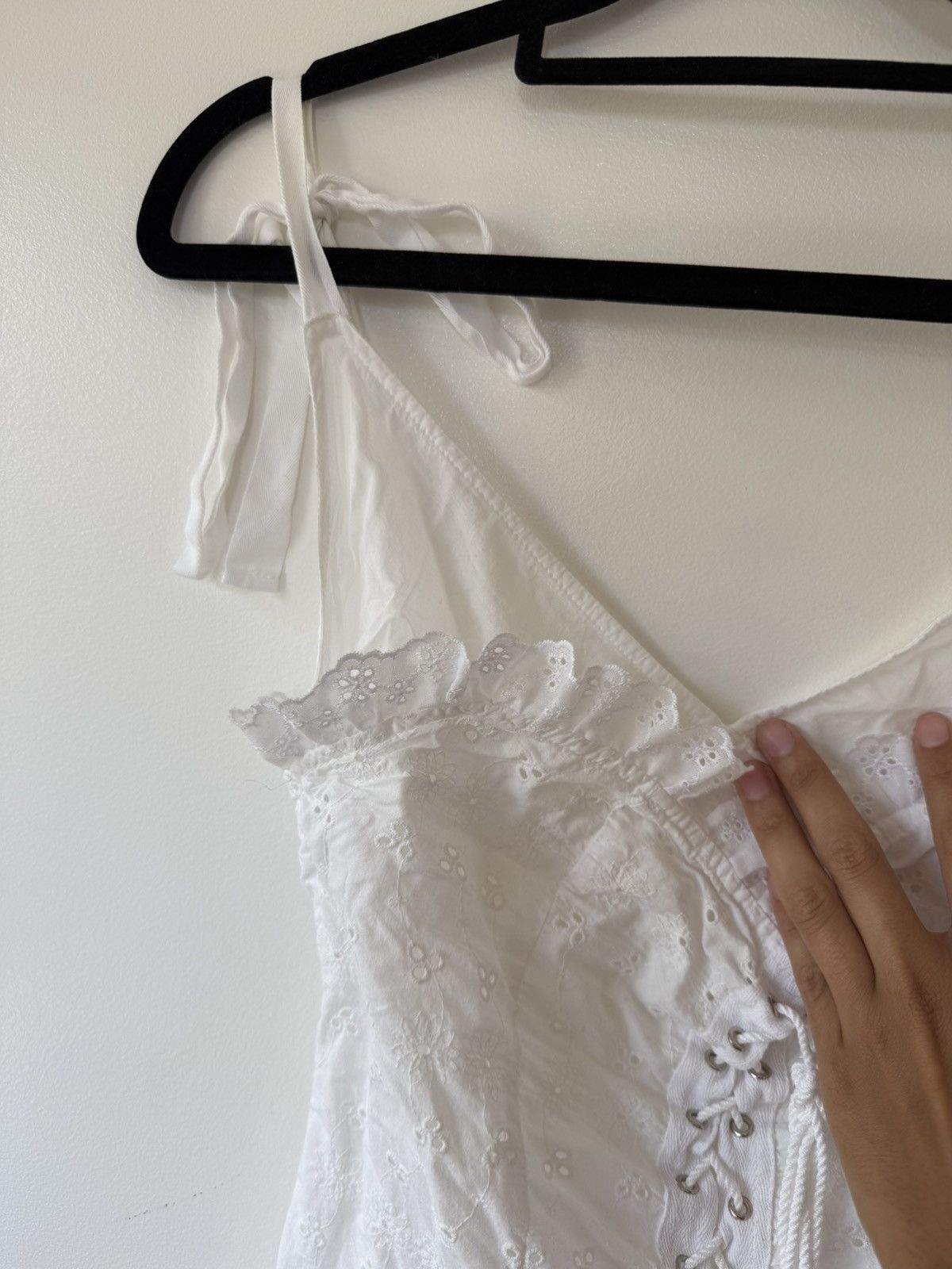 Other Daisy TV White Broderie Dreas Size M / US 6-8 / IT 42-44 - 3 Thumbnail