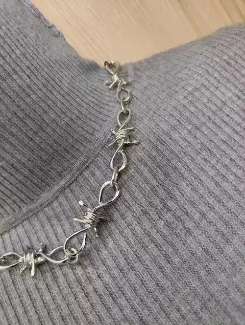 Japanese Brand Punk Necklace Chain Choker Size ONE SIZE - 4 Thumbnail