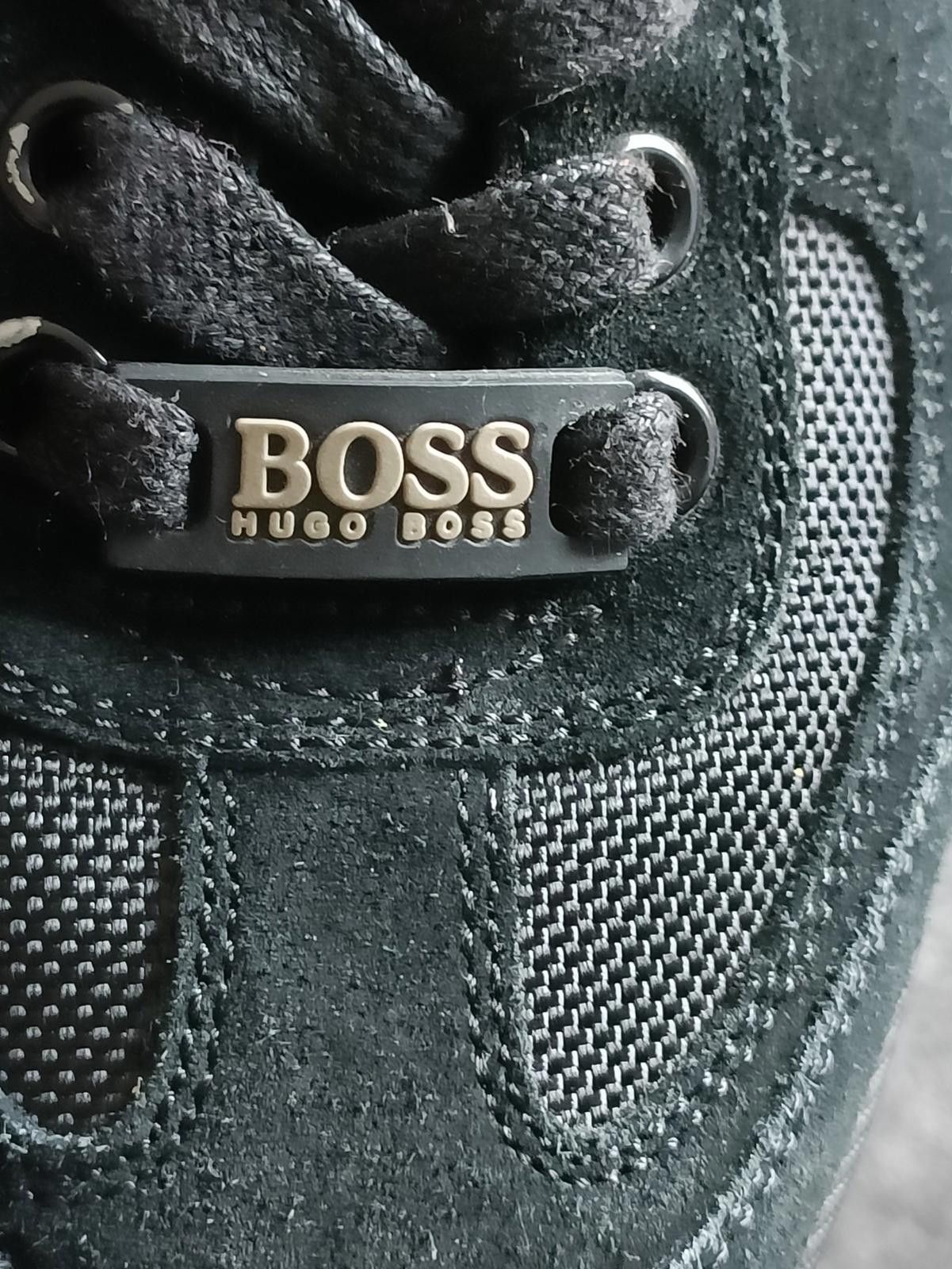 Hugo Boss Hugo Boss Men Black Spacit Trainers 39 50247504 Lace Up Size US 7 / EU 40 - 8 Thumbnail