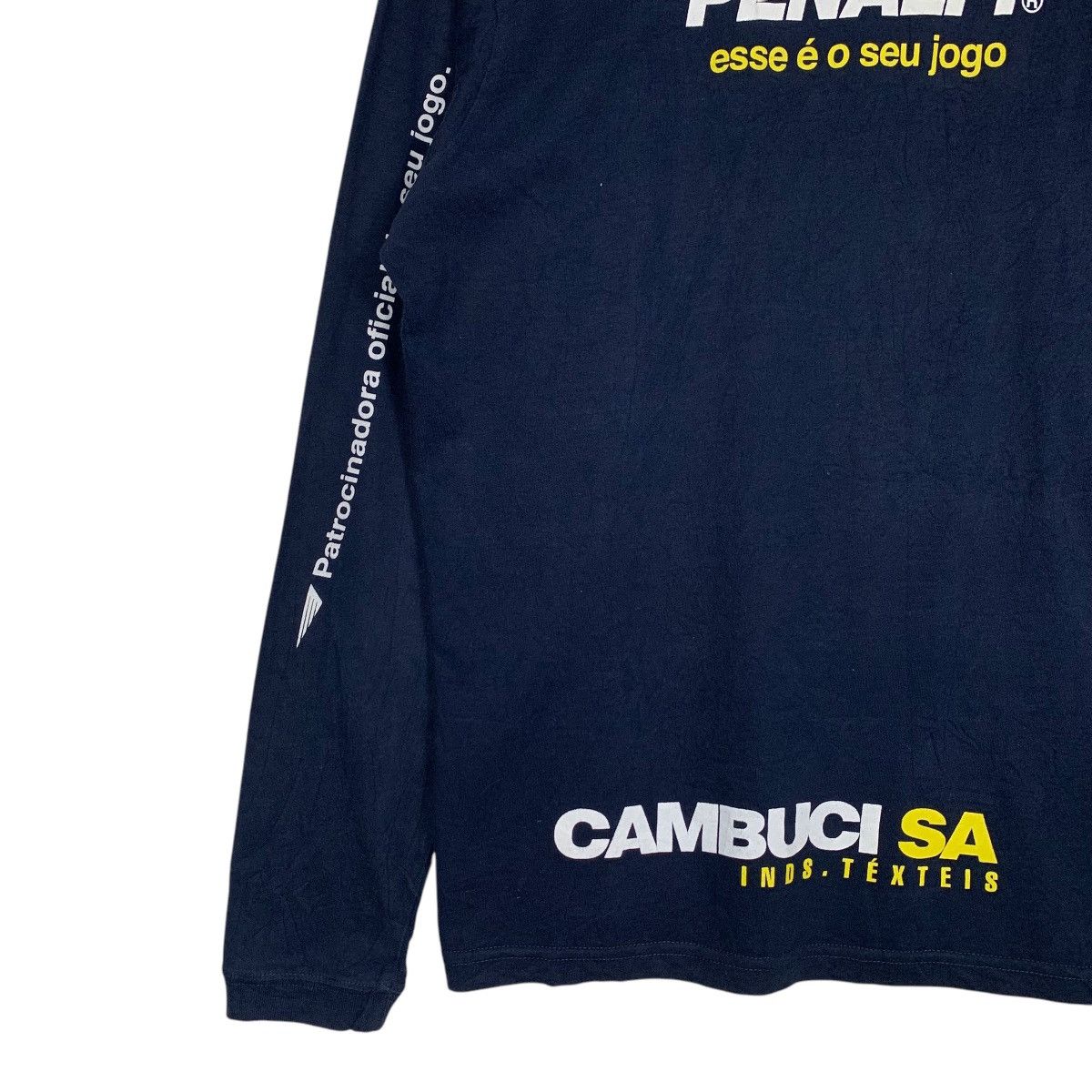 Penalty Vintage PENALTY Brazil Big Logo Long Sleeve Tees #2848-C128 Size US L / EU 52-54 / 3 - 18 Thumbnail