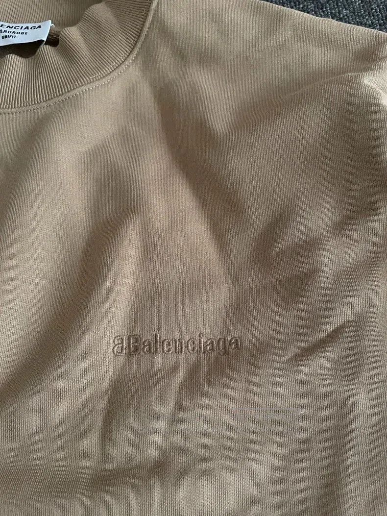 Balenciaga Balenciaga Oversized Unisex Beige Sweatshirt. Size US M / EU 48-50 / 2 - 3 Thumbnail