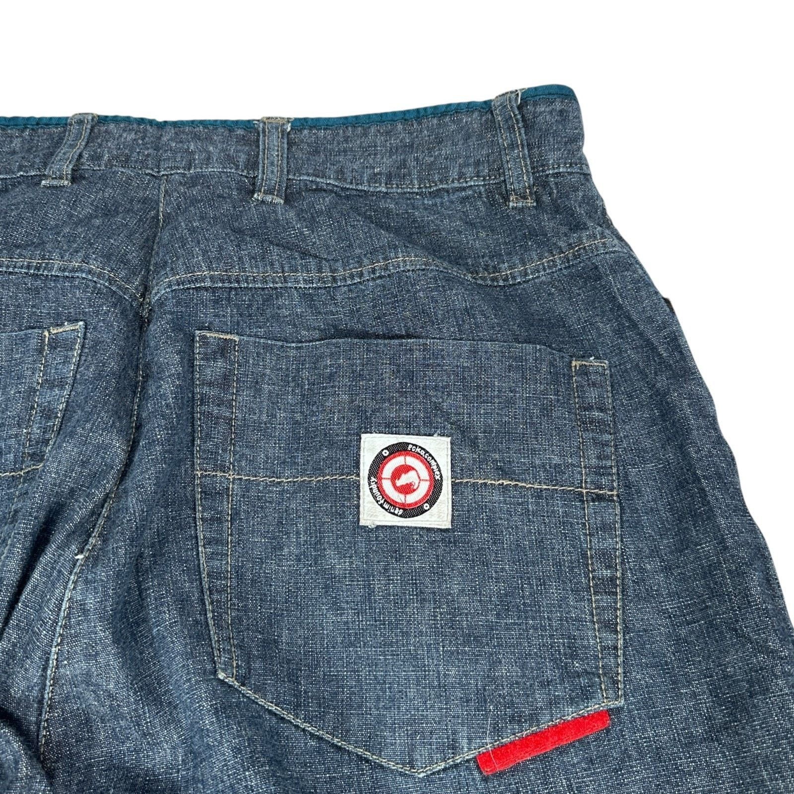 Ecko Unltd. Vintage Ecko Wide Leg Baggy Skater Jeans Mens 34 Blue Y2K Size US 34 / EU 50 - 4 Thumbnail