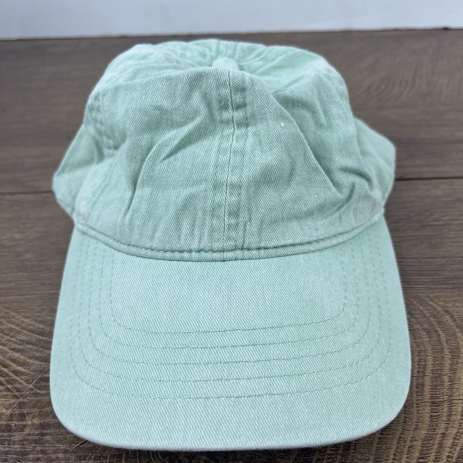 Other Plain Teal Blue Hat Blue Cap Adjustable Blue Adult Size Hat Size ONE SIZE - 4 Thumbnail
